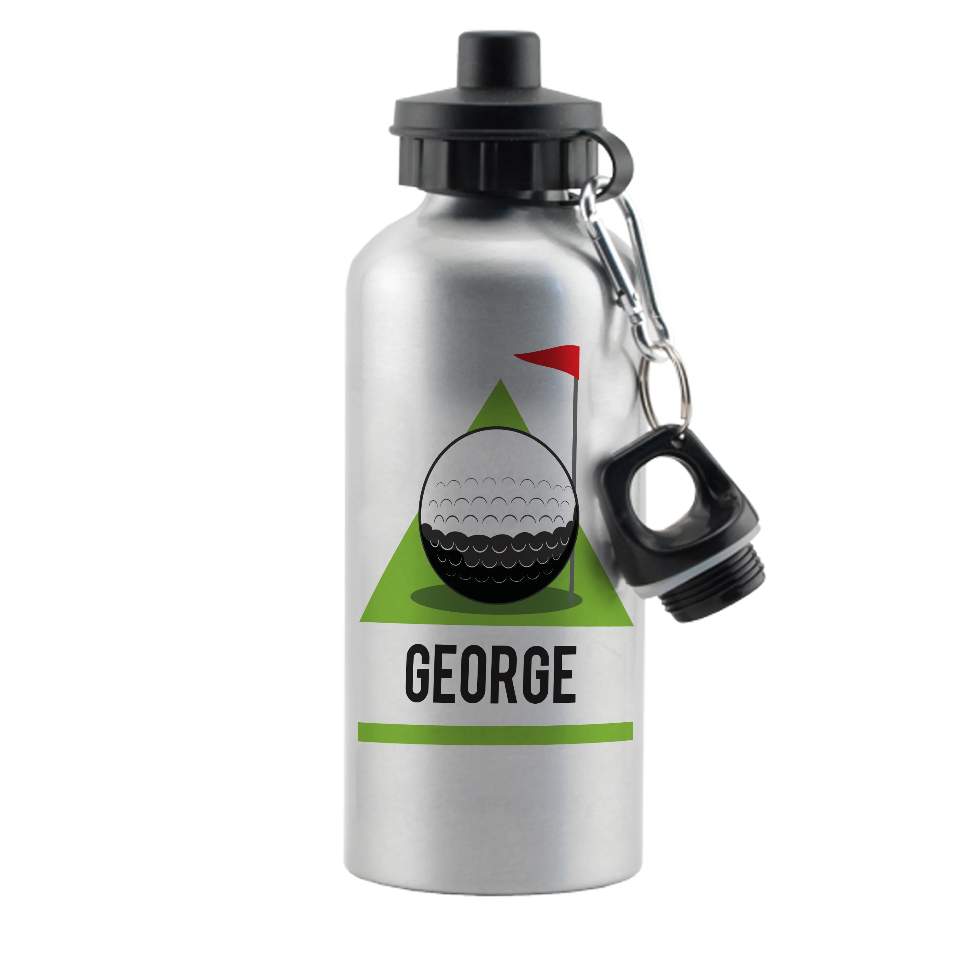 Personalised Golf Green Drinks Bottle - Image 2