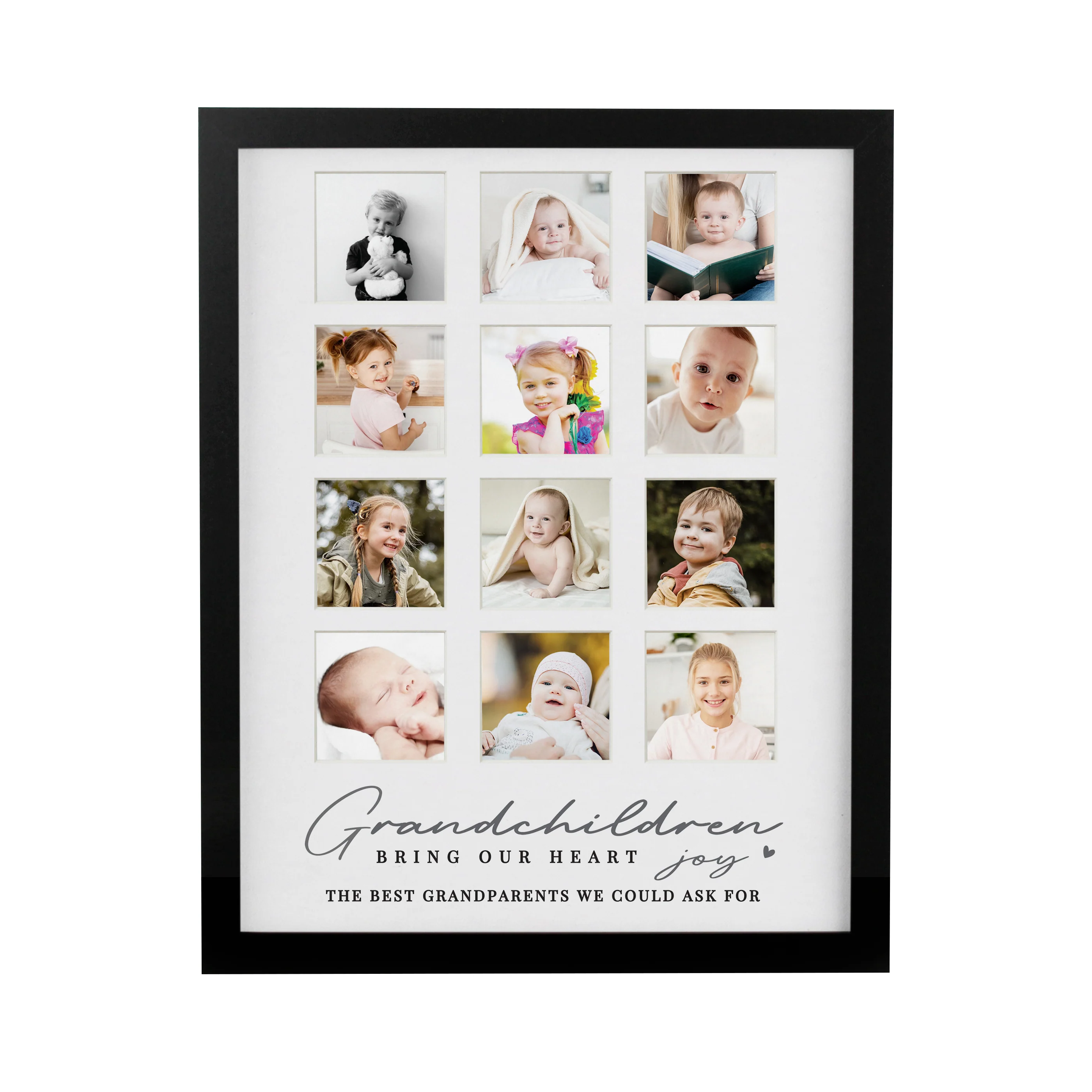 Personalised Grandchildren Black Multi Photo Frame - Image 5