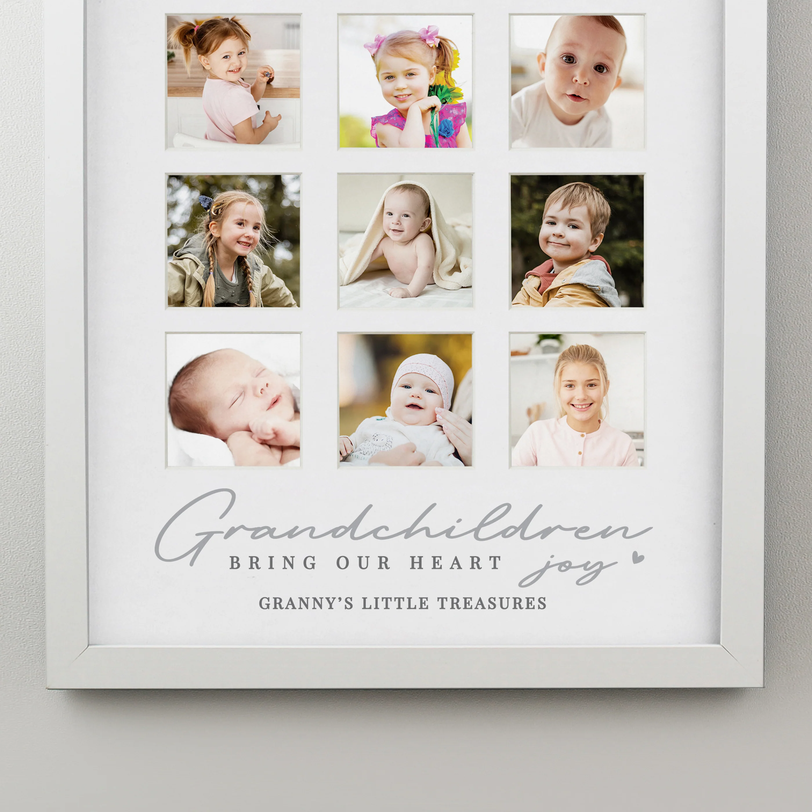 Personalised Grandchildren White Multi Photo Frame - Image 6