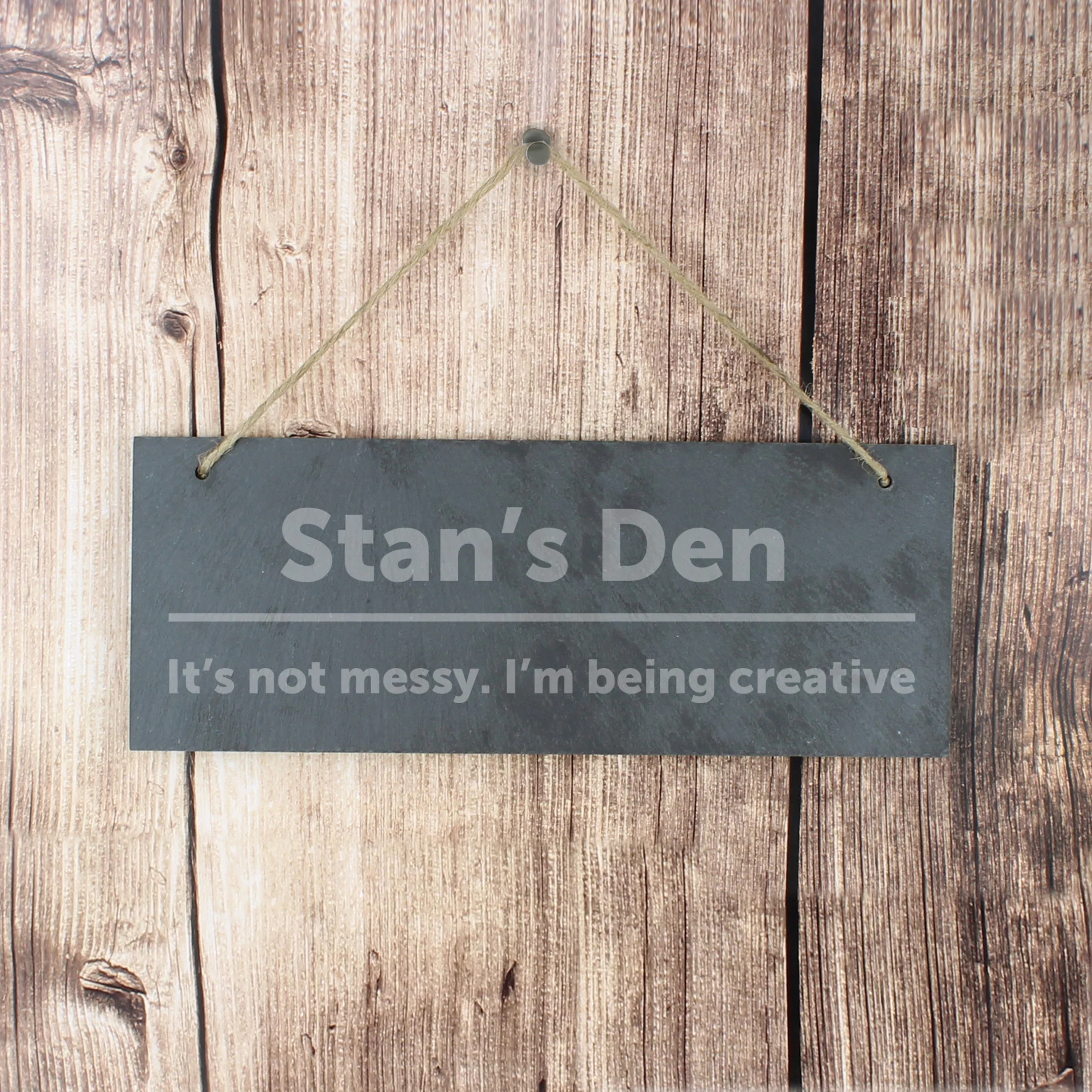 Personalised Hanging Slate Sign - Image 3