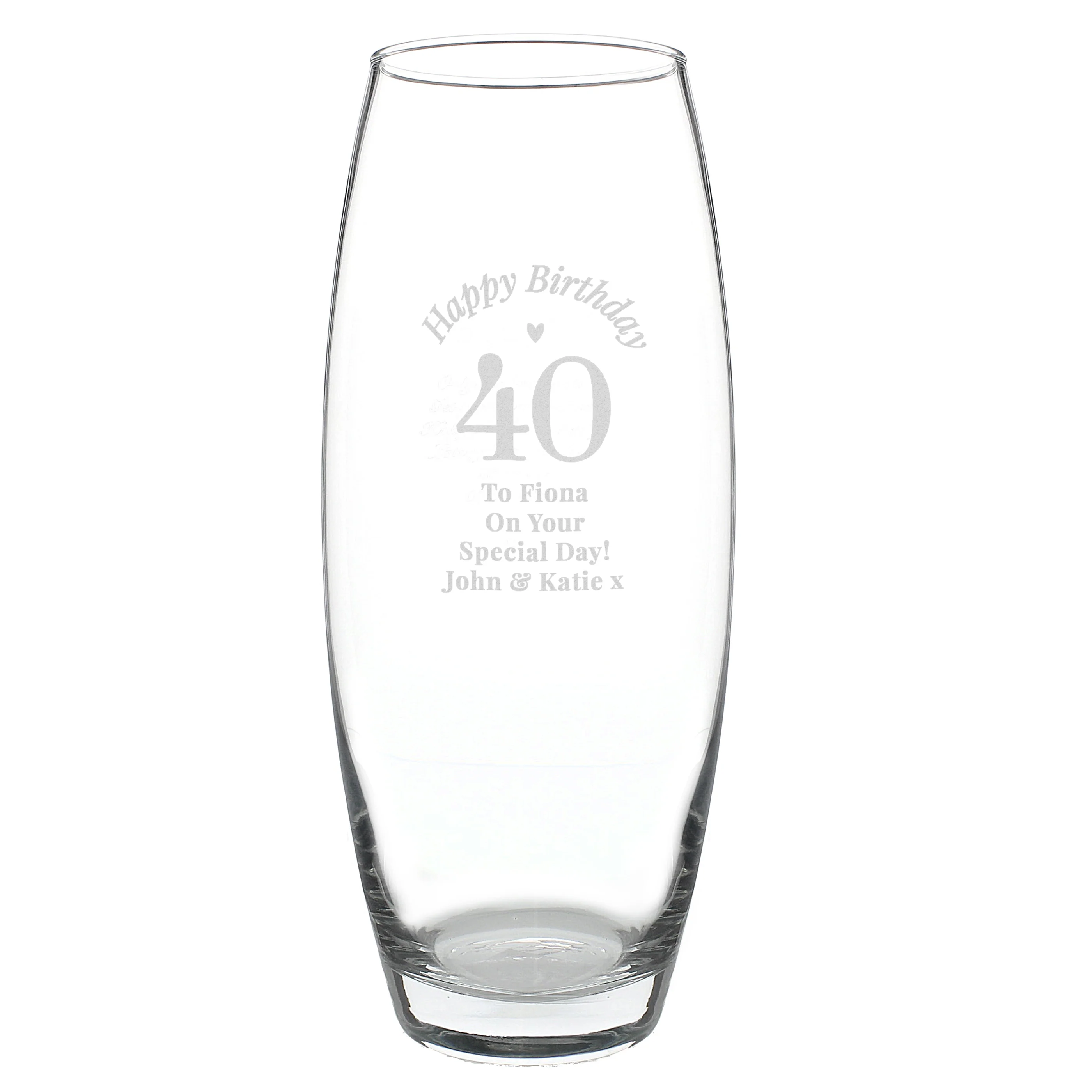 Personalised Happy Birthday Bullet Vase - Image 2