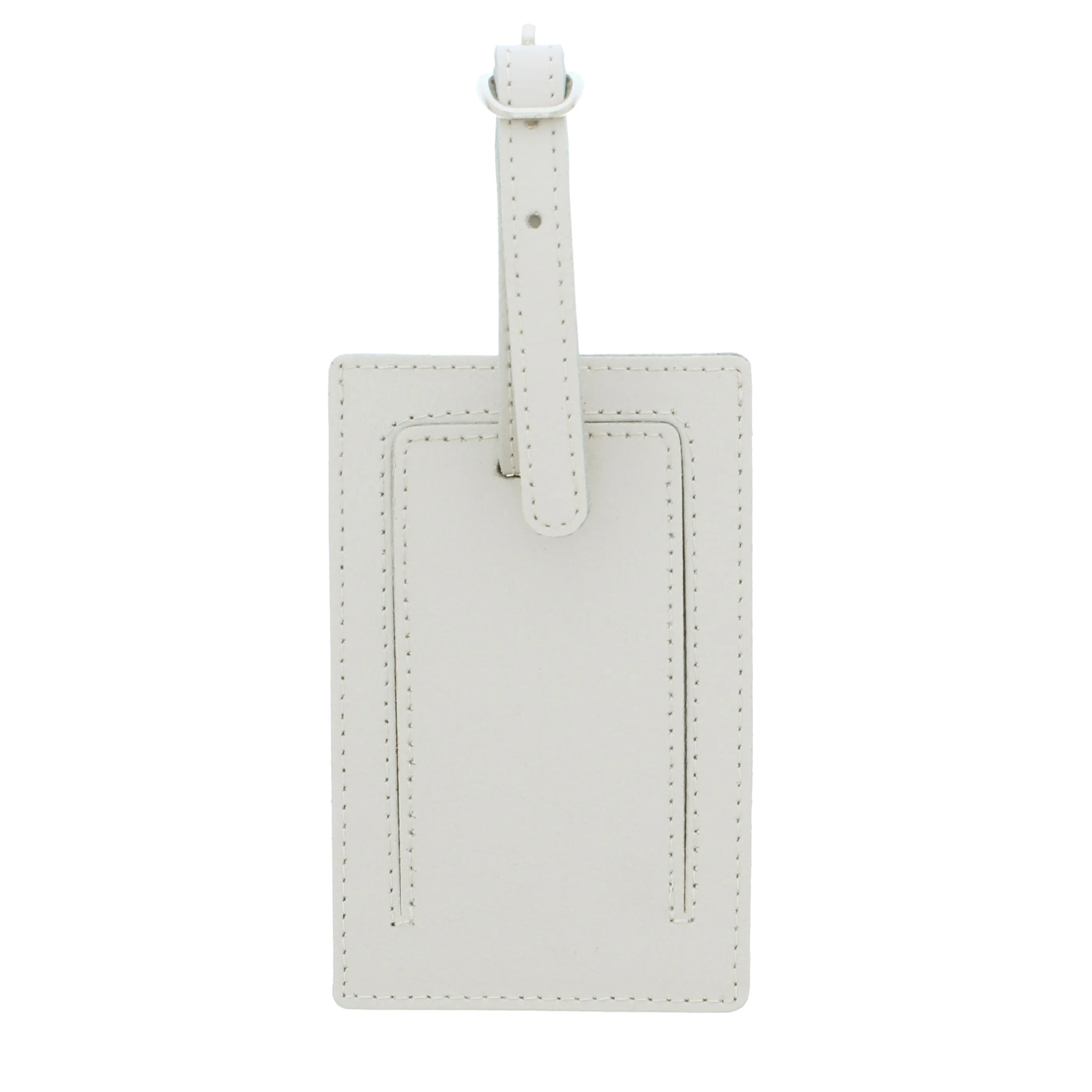 Personalised Hessian Elephant Cream Luggage Tag - Image 4