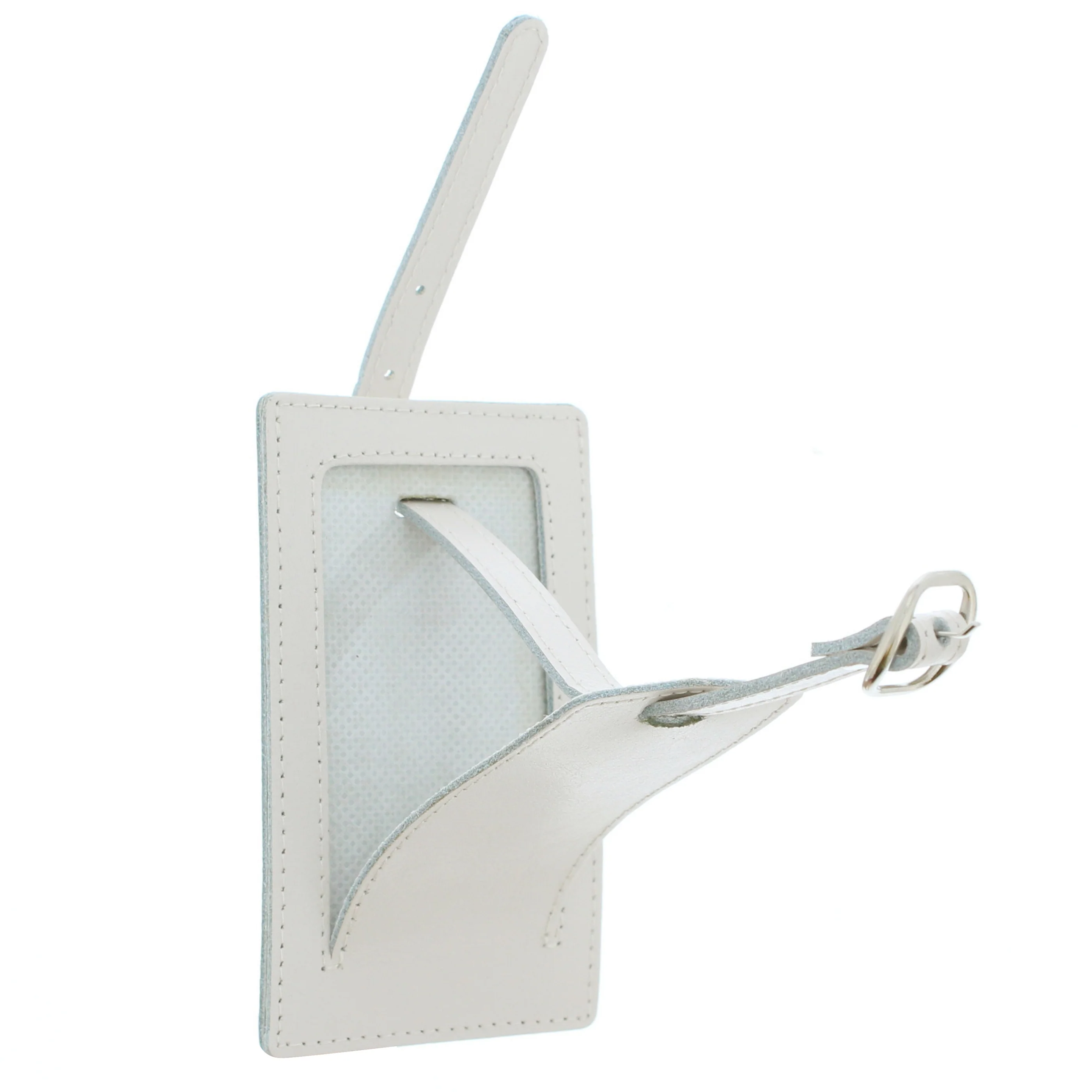 Personalised Hessian Elephant Cream Luggage Tag - Image 5