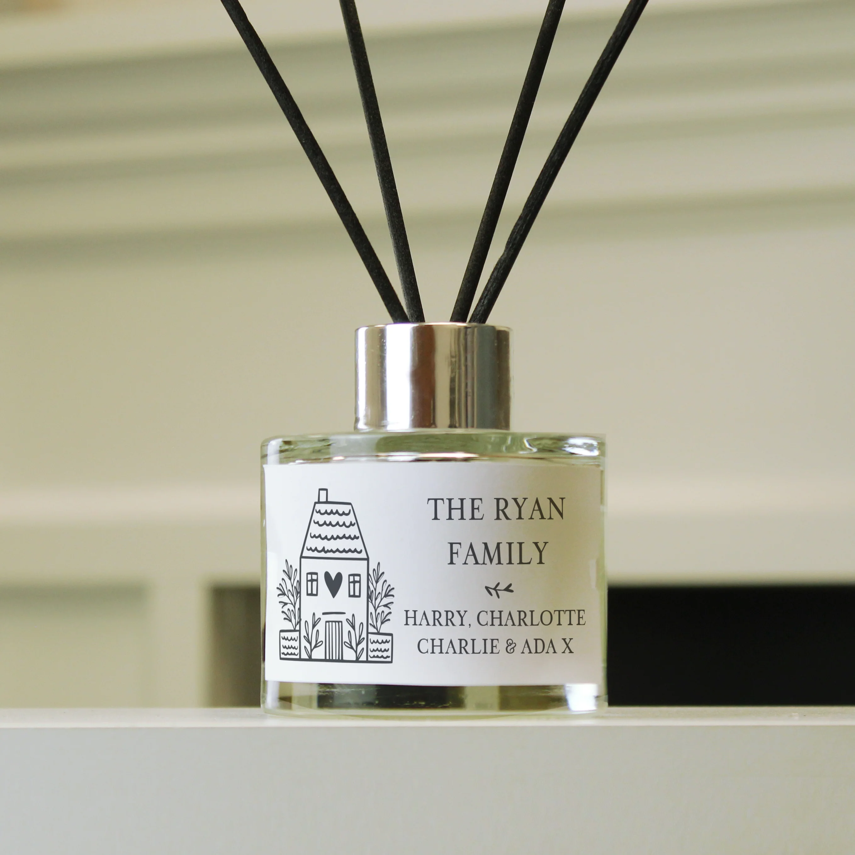 Personalised HOME Reed Diffuser - Image 4