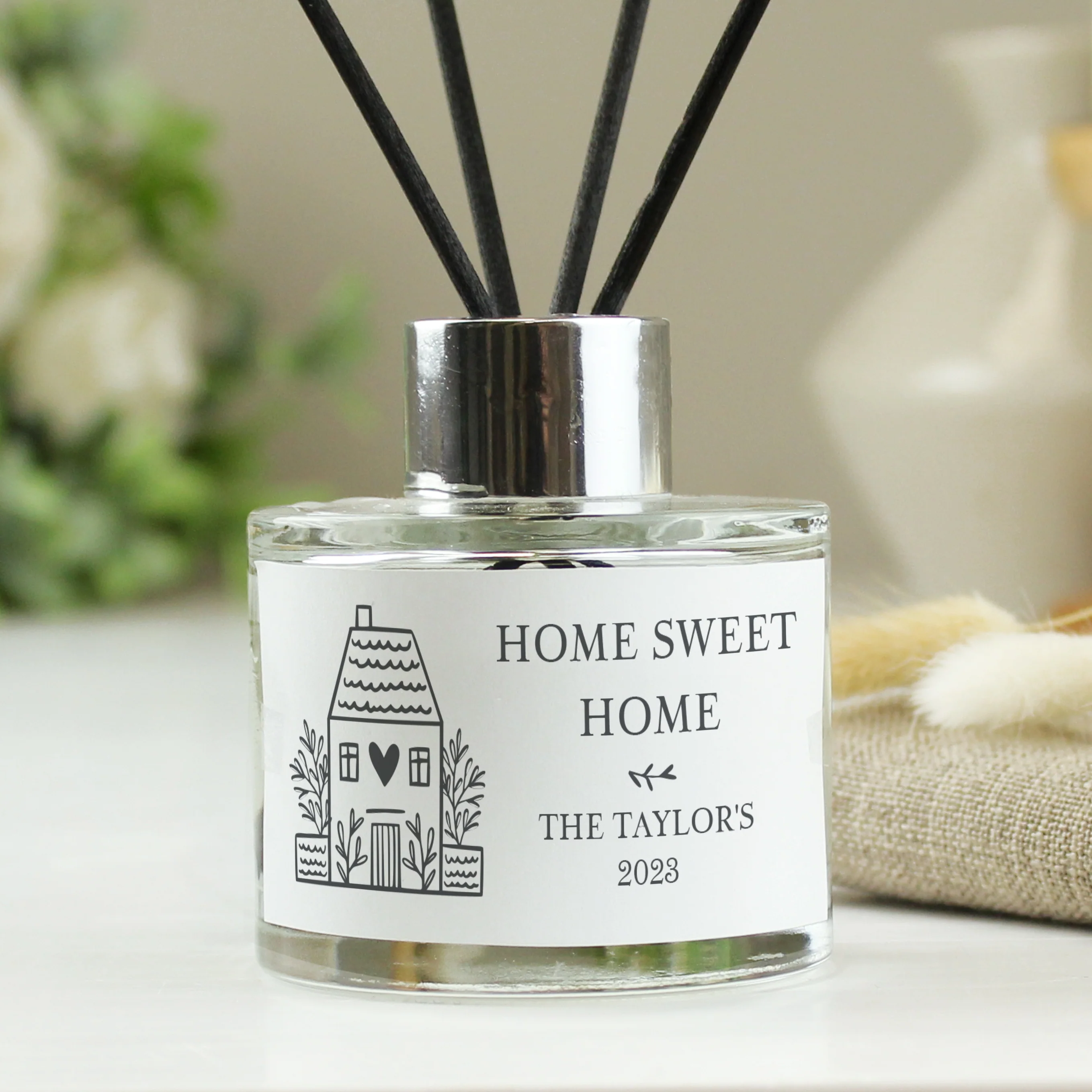 Personalised HOME Reed Diffuser - Image 6