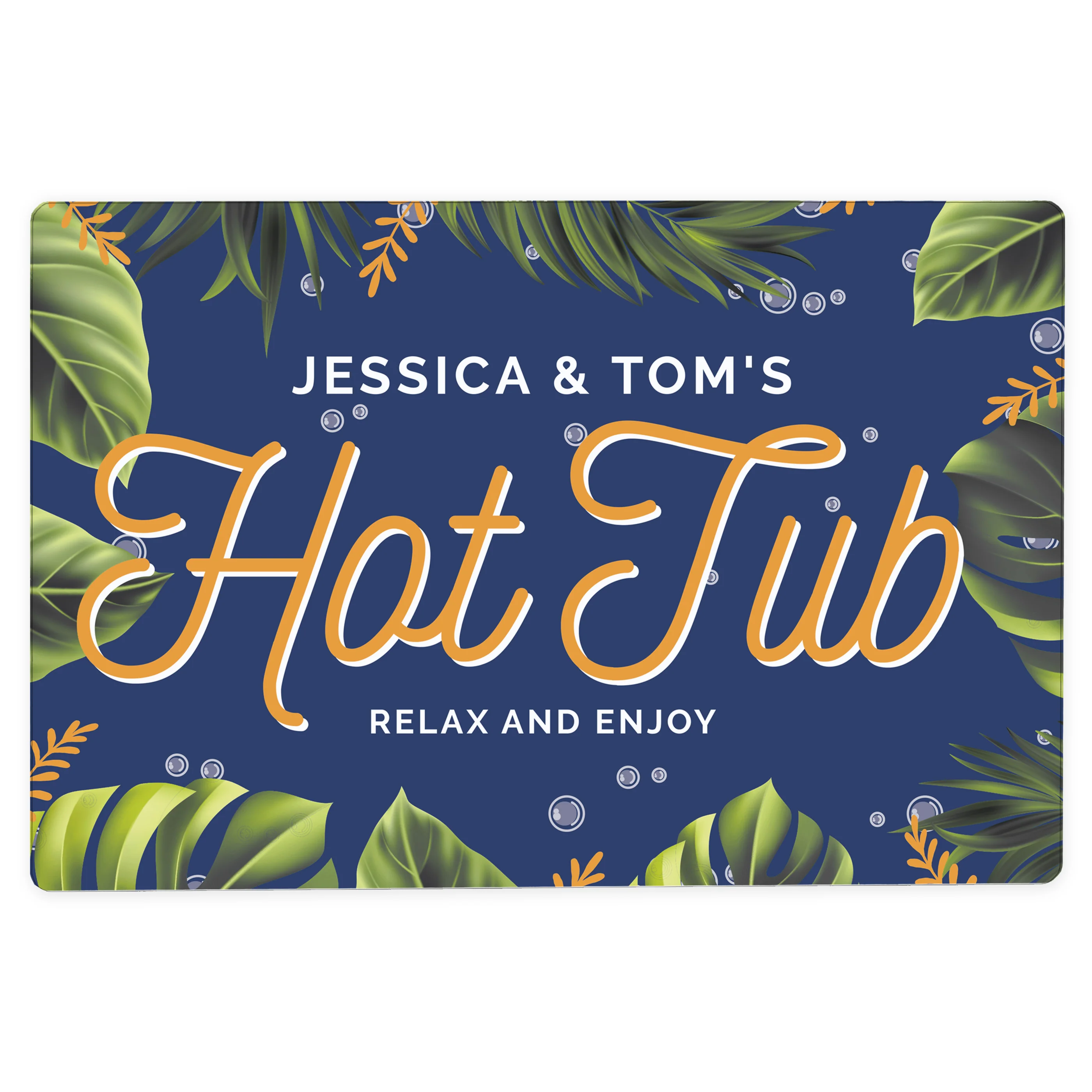 Personalised Hot Tub Metal Sign - Image 2
