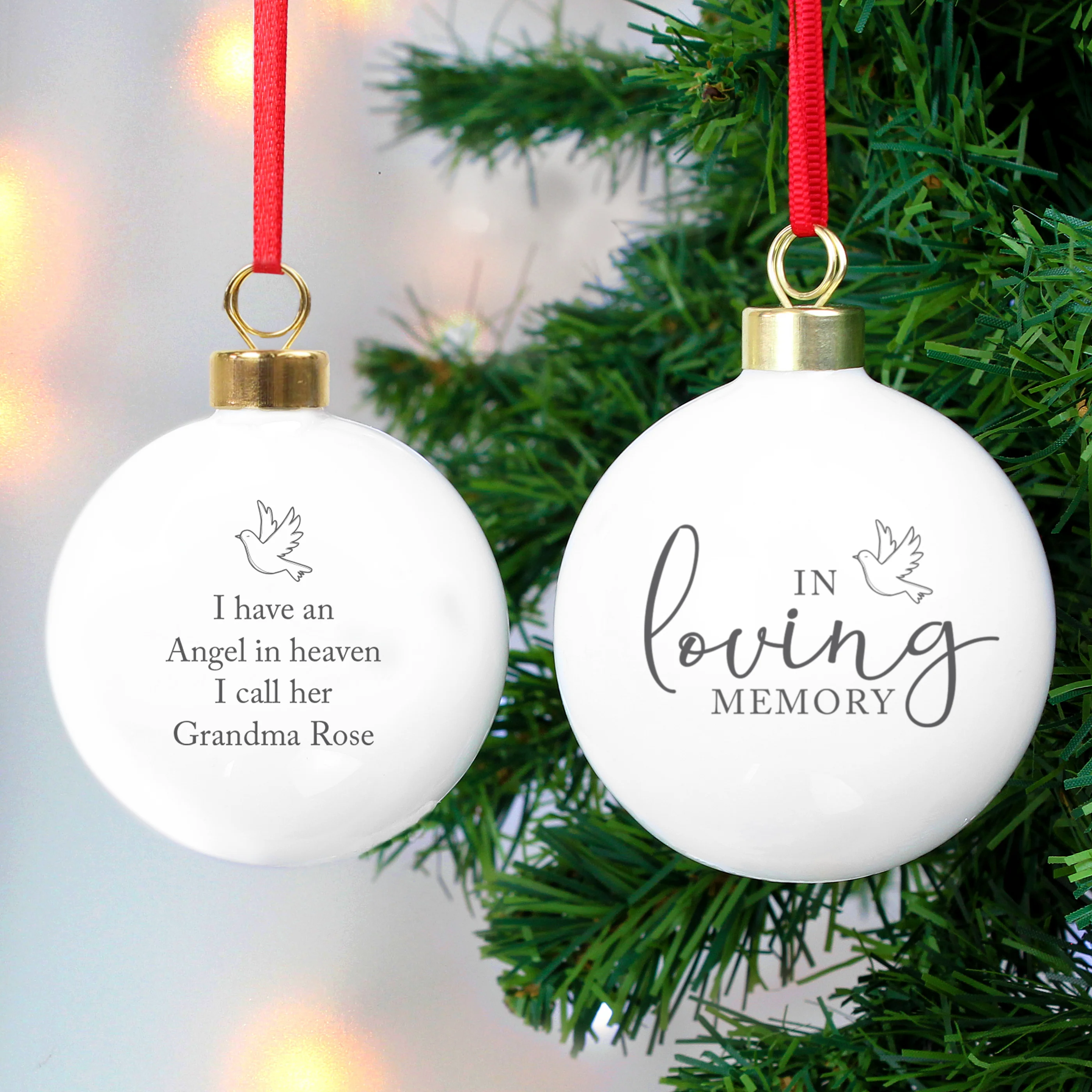 Personalised In Loving Memory Bauble - Image 6