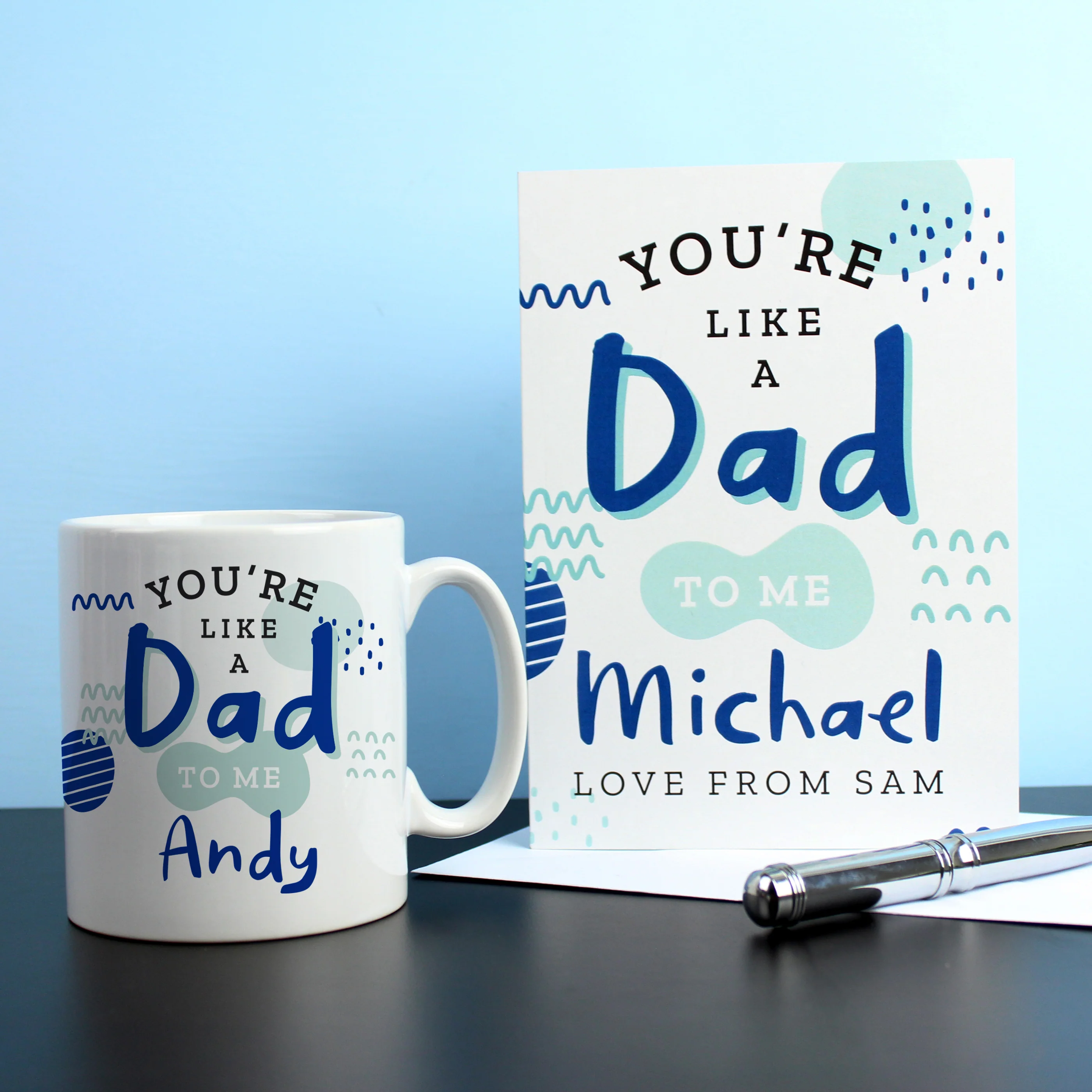 Personalised Like A Dad To Me Mug - Image 5