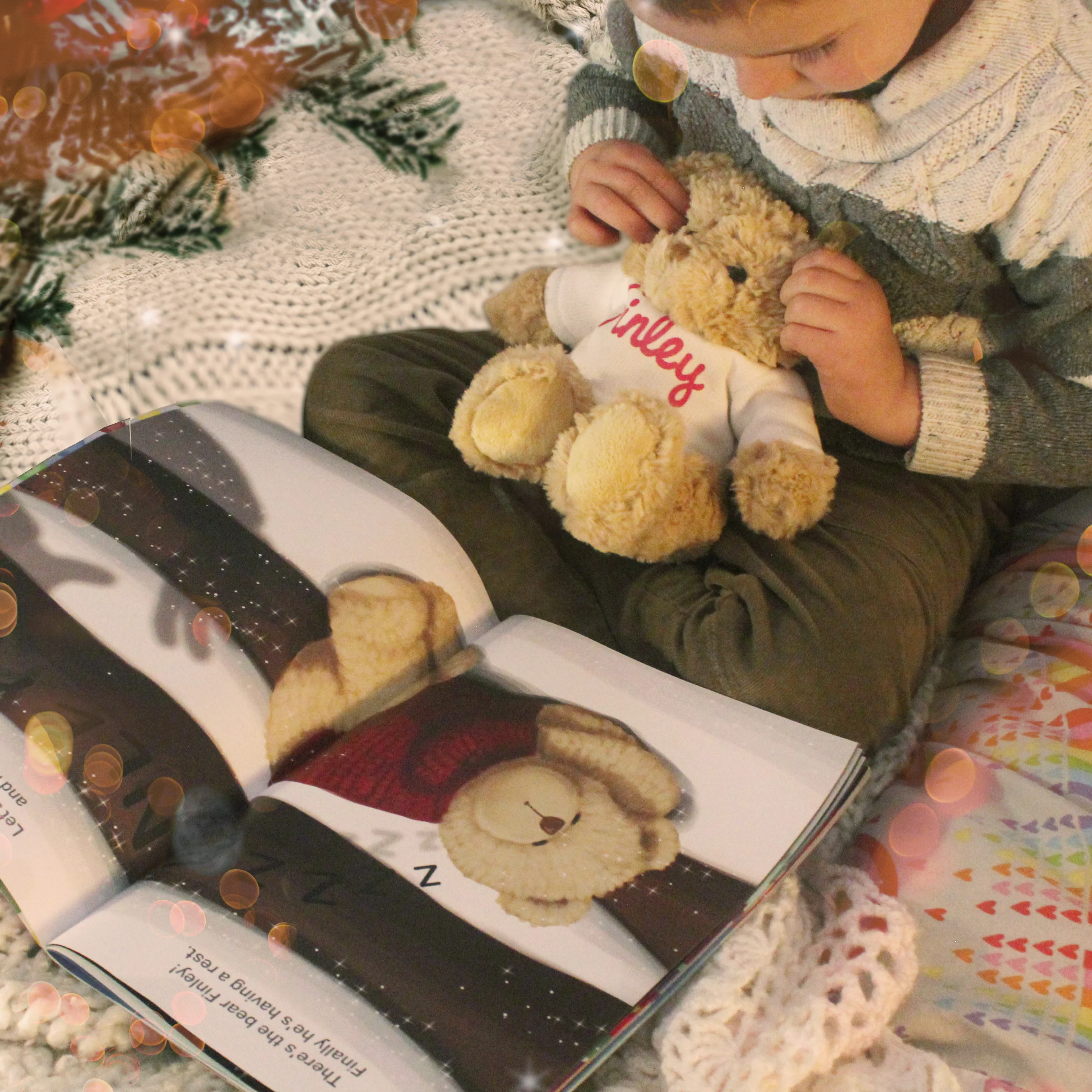 Personalised Magical Christmas Adventure Story Book and Personalised Teddy Bear - Image 3