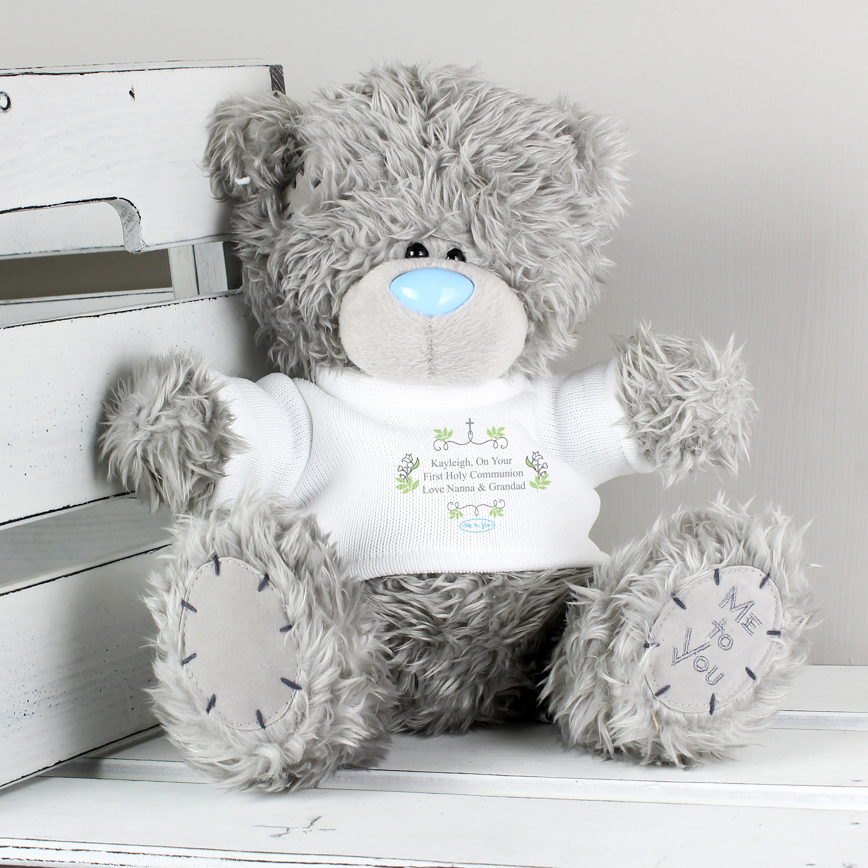 Personalised Me To You Bear Religious Cross - Image 3