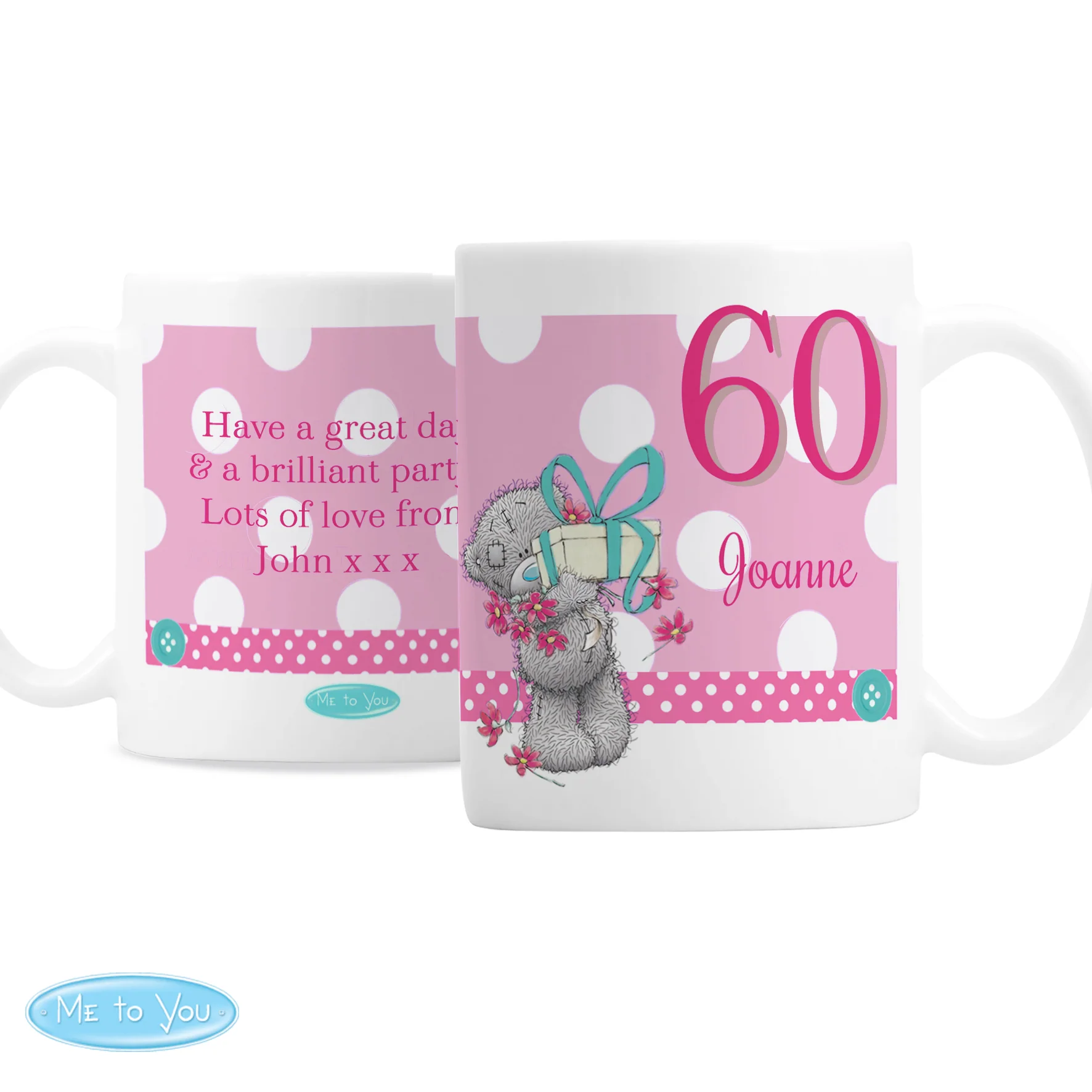 Personalised Me To You Birthday Big Age Female Mug - Image 9