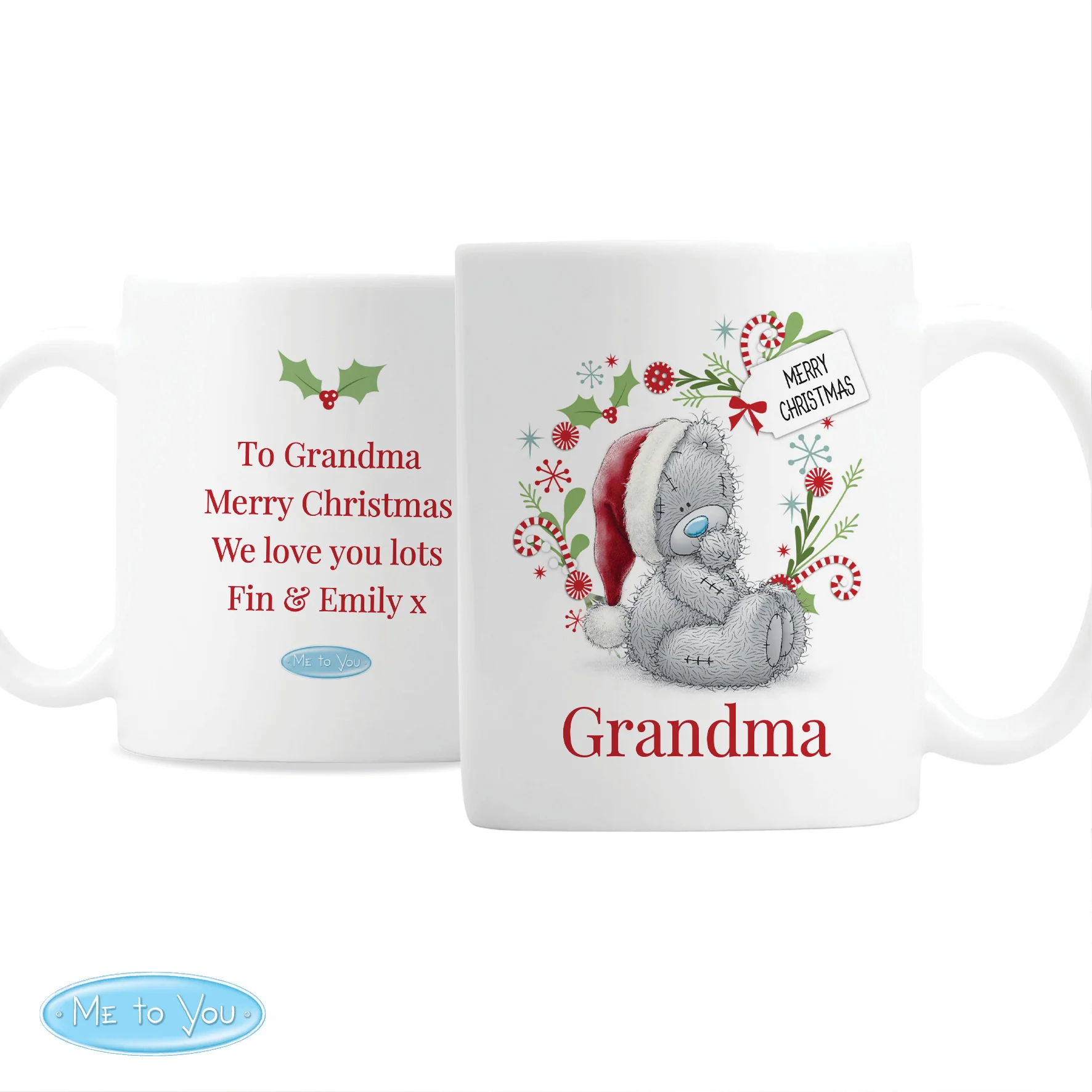 Personalised Me to You Christmas Mug - Image 2