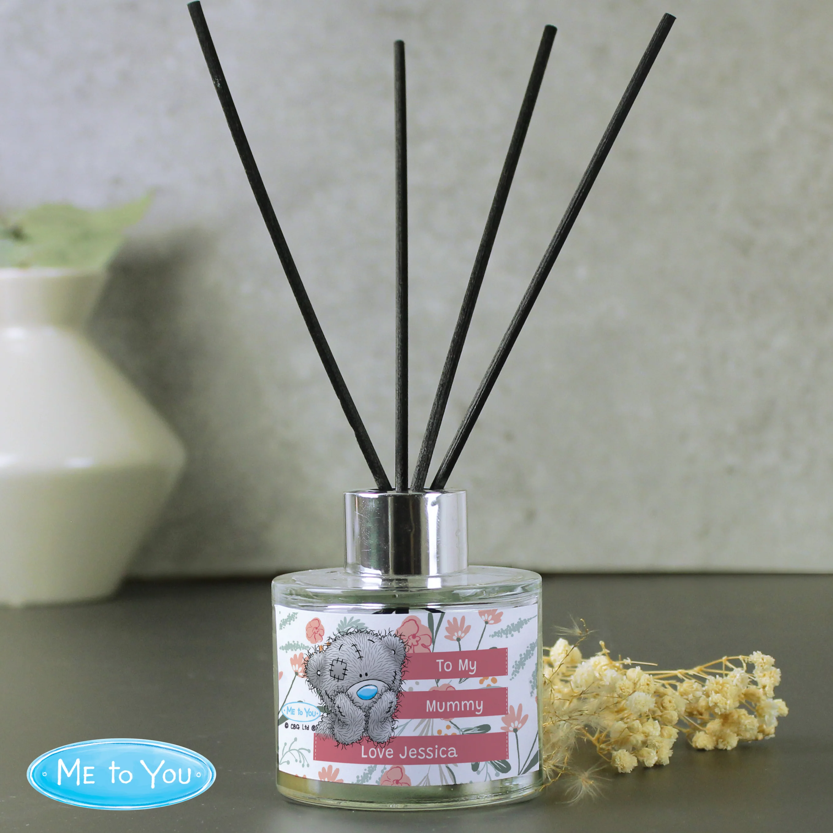 Personalised Me To You Floral Reed Diffuser - Image 2