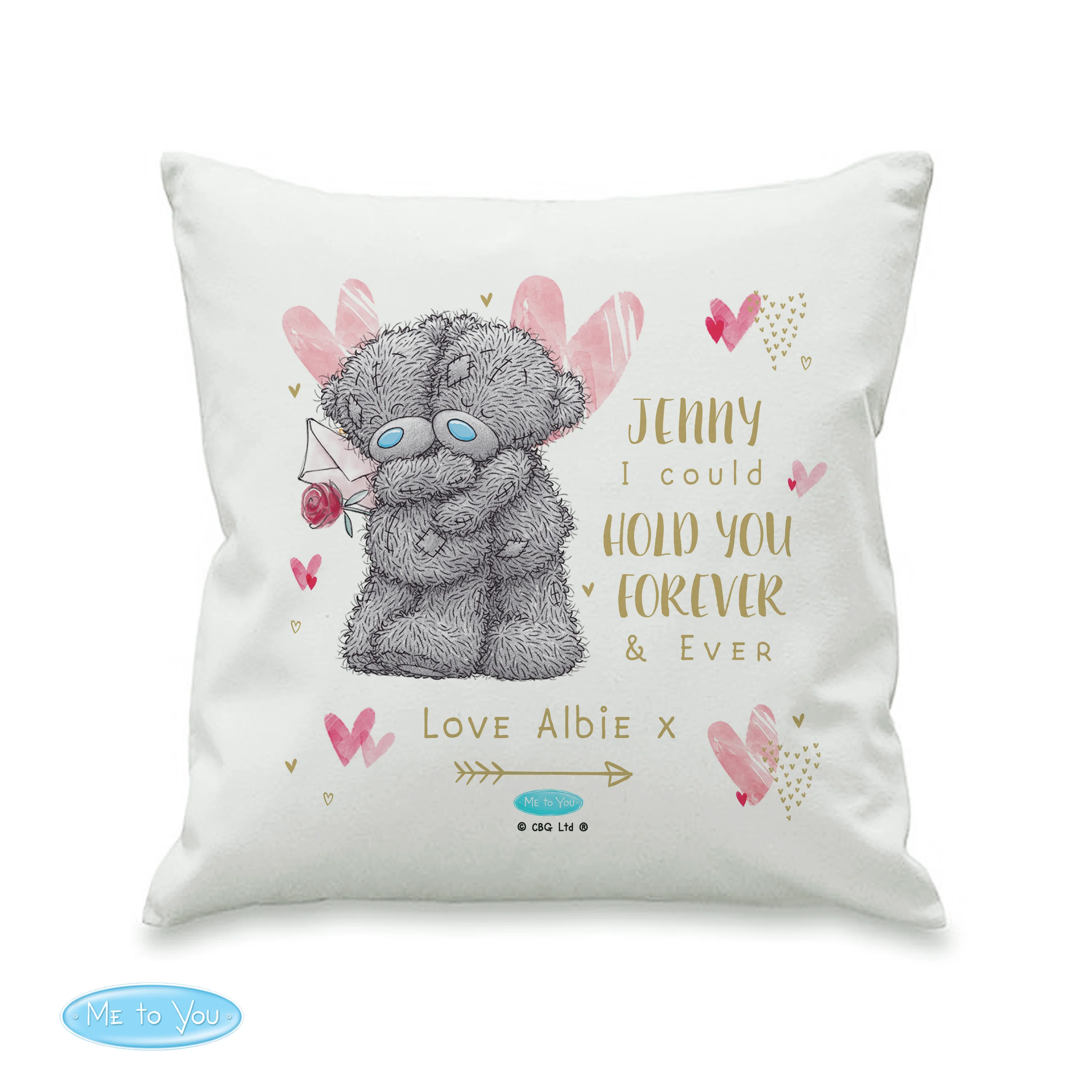 Personalised Me To You Hold You Forever Cushion - Image 3