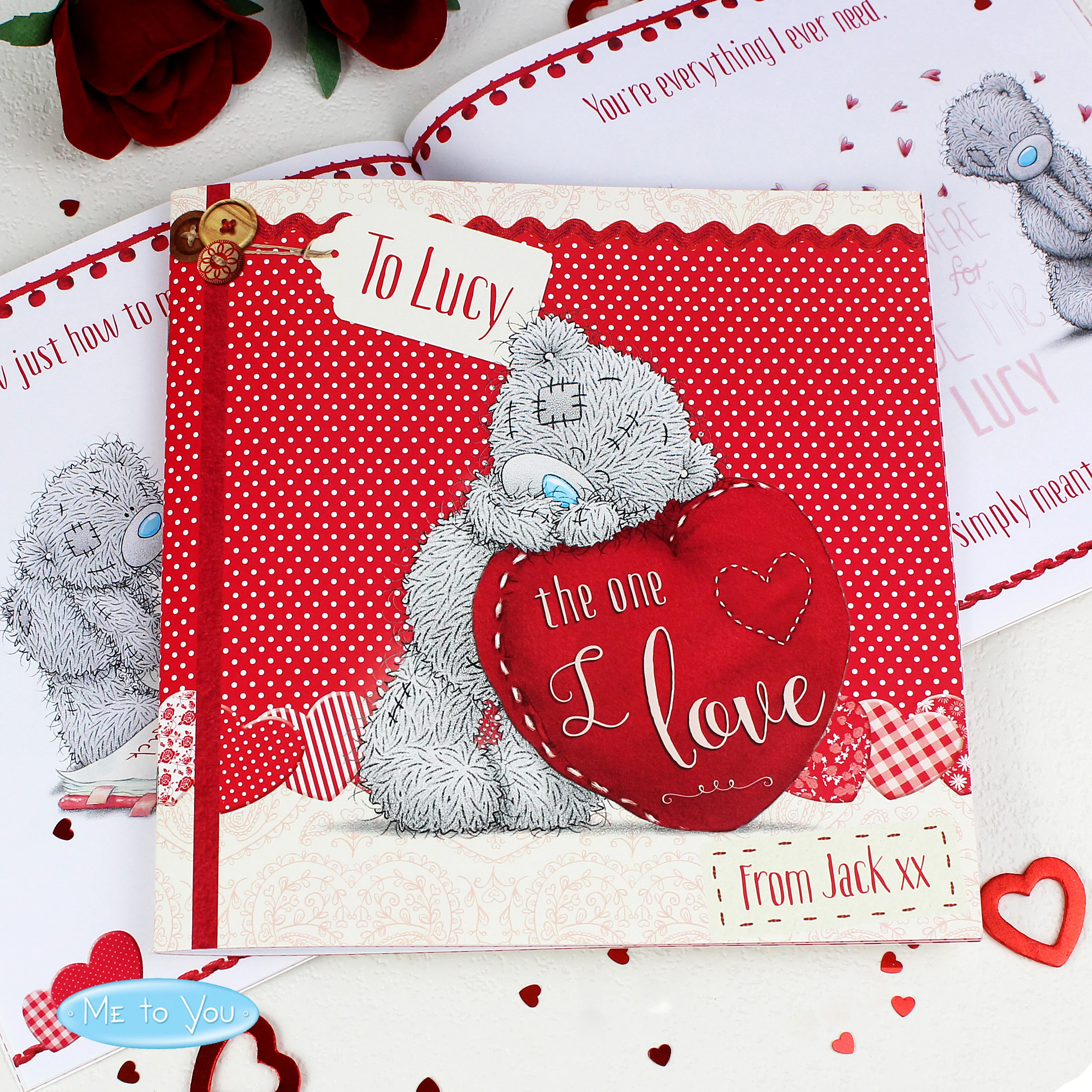 Personalised Me to You The One I Love Poem Book - Image 2