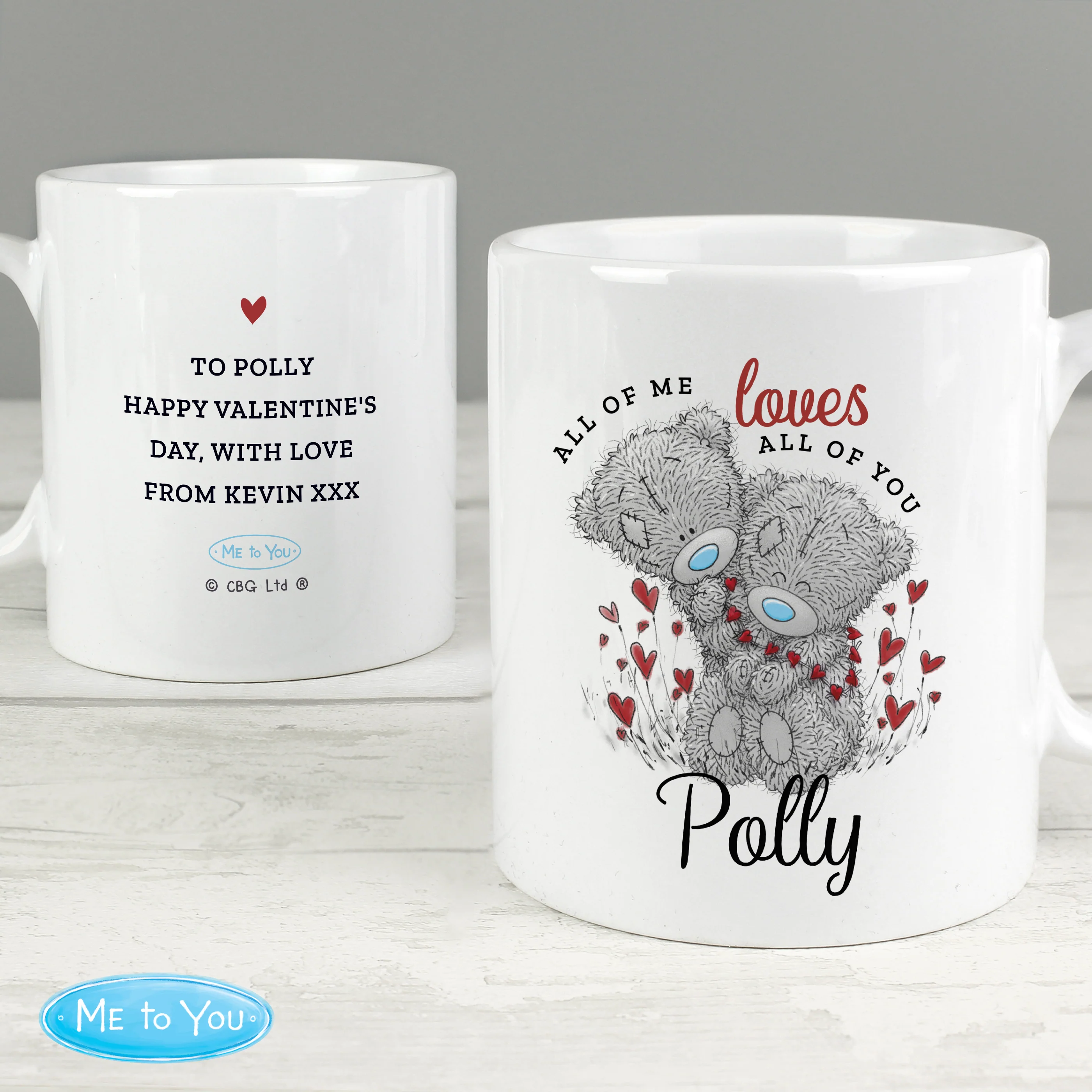 Personalised Me to You Valentine Mug - Image 2