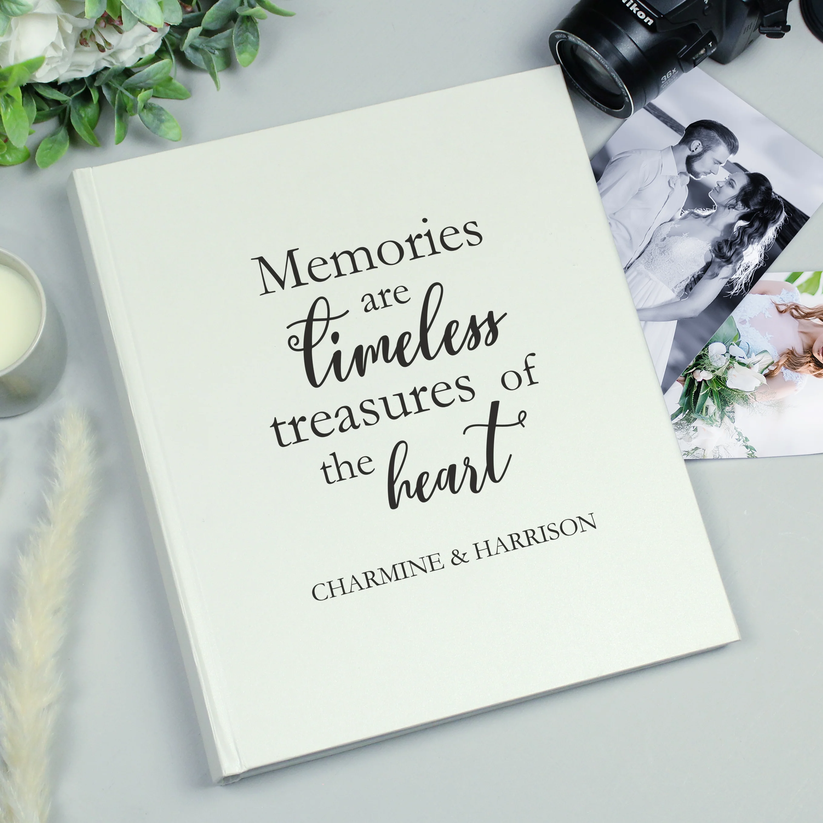 Personalised 'Memories are Timeless' Traditional Photo Album - Image 4