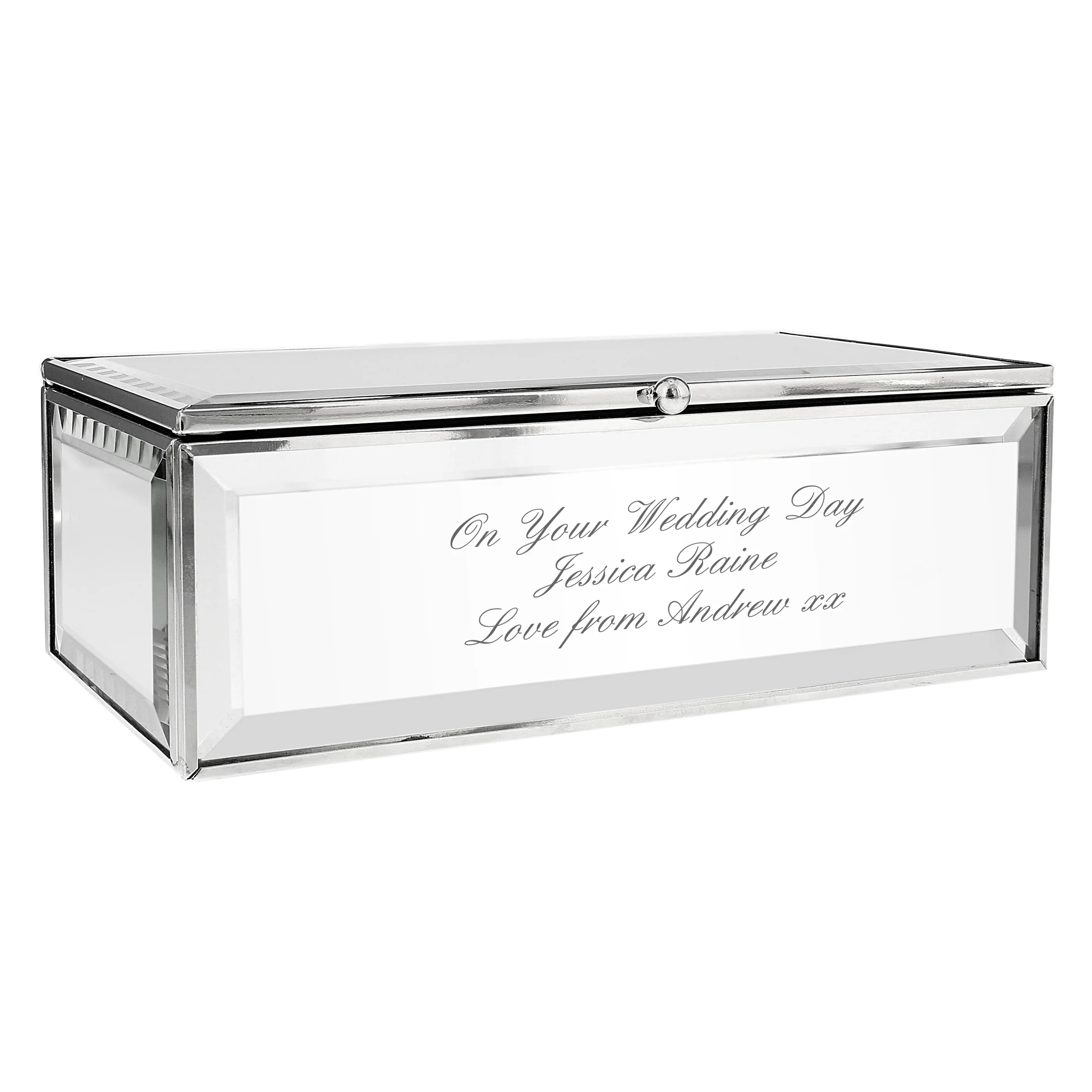 Personalised Mirrored Jewellery Box - Image 2