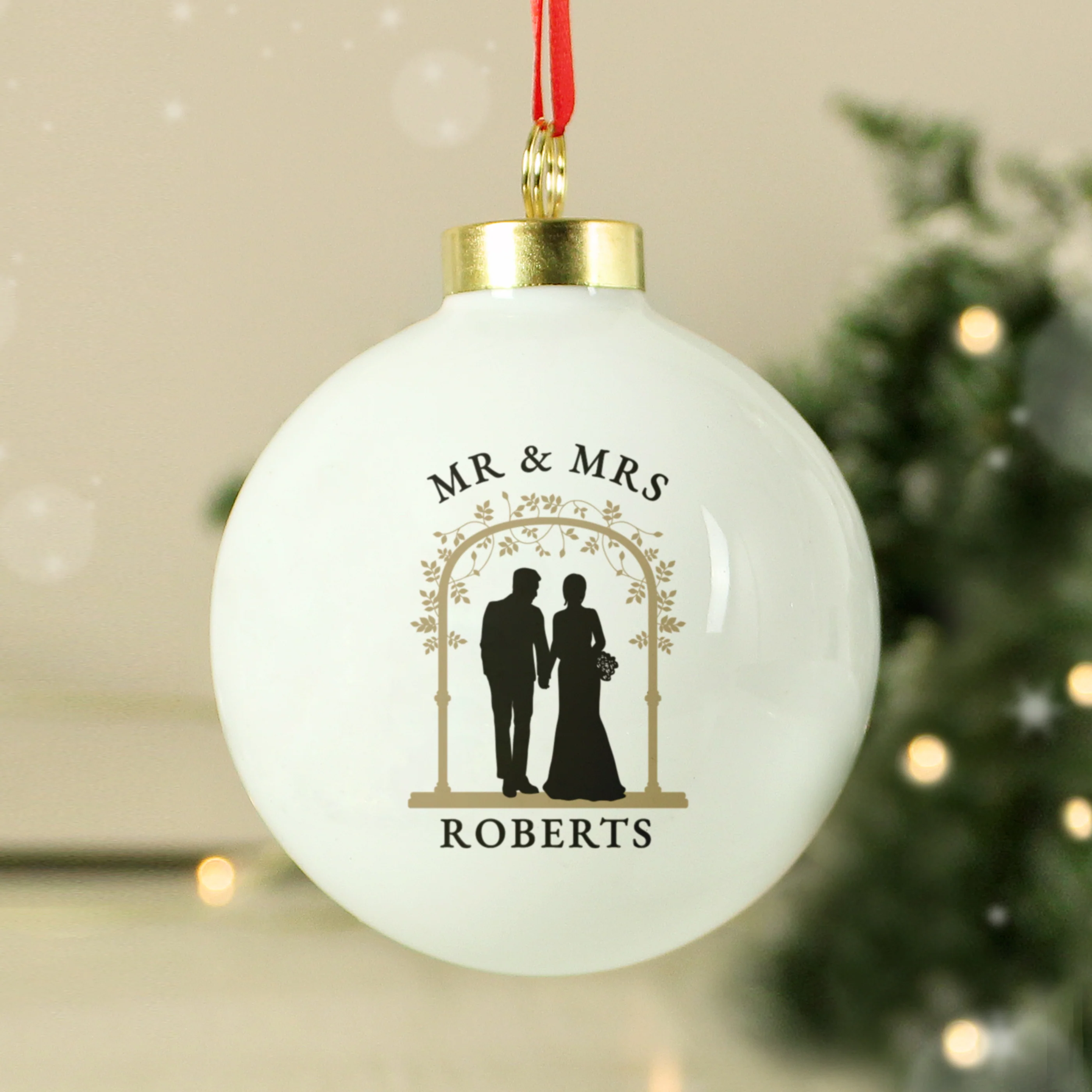 Personalised Mr & Mrs Bauble - Image 4