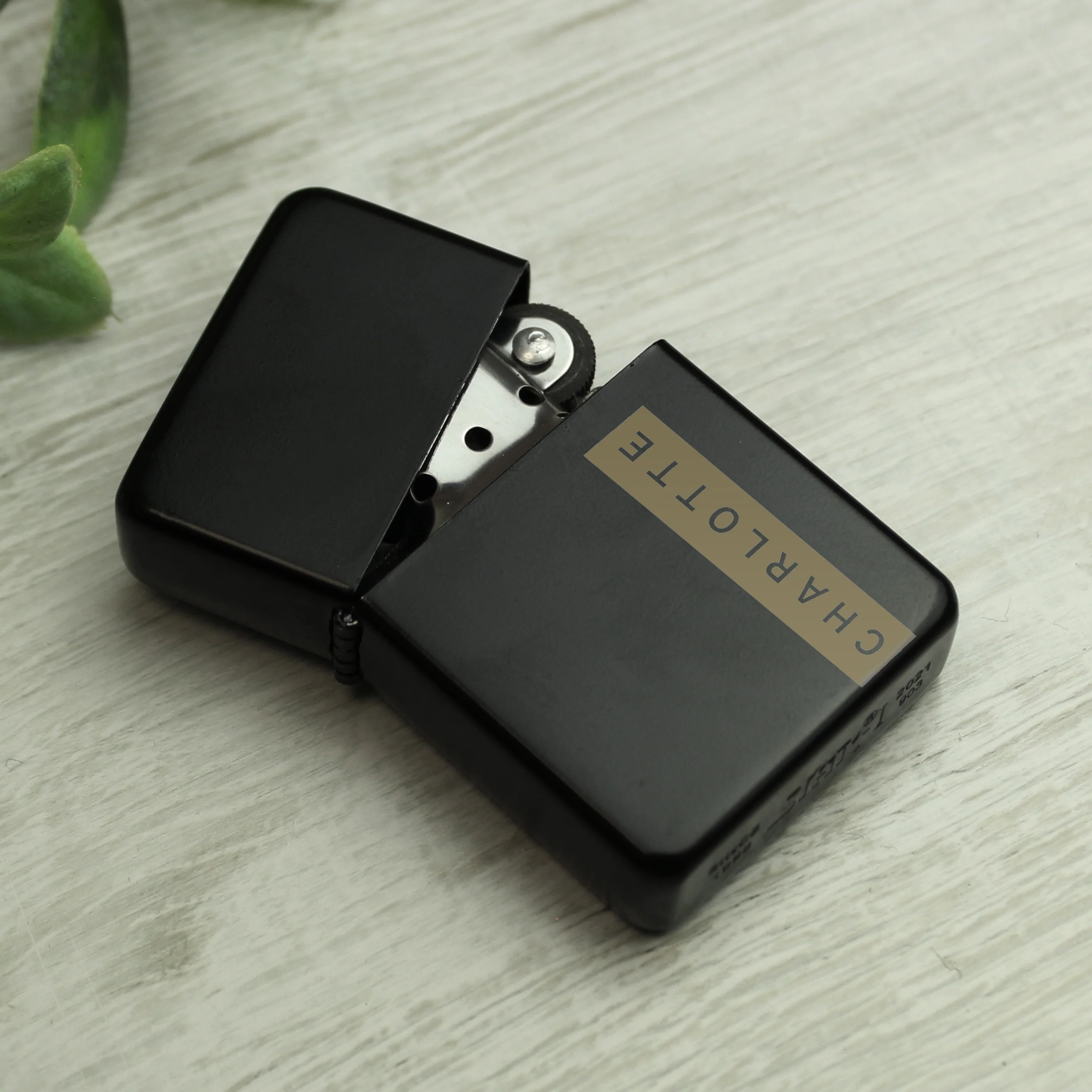 Personalised Name Only Black Lighter - Image 6