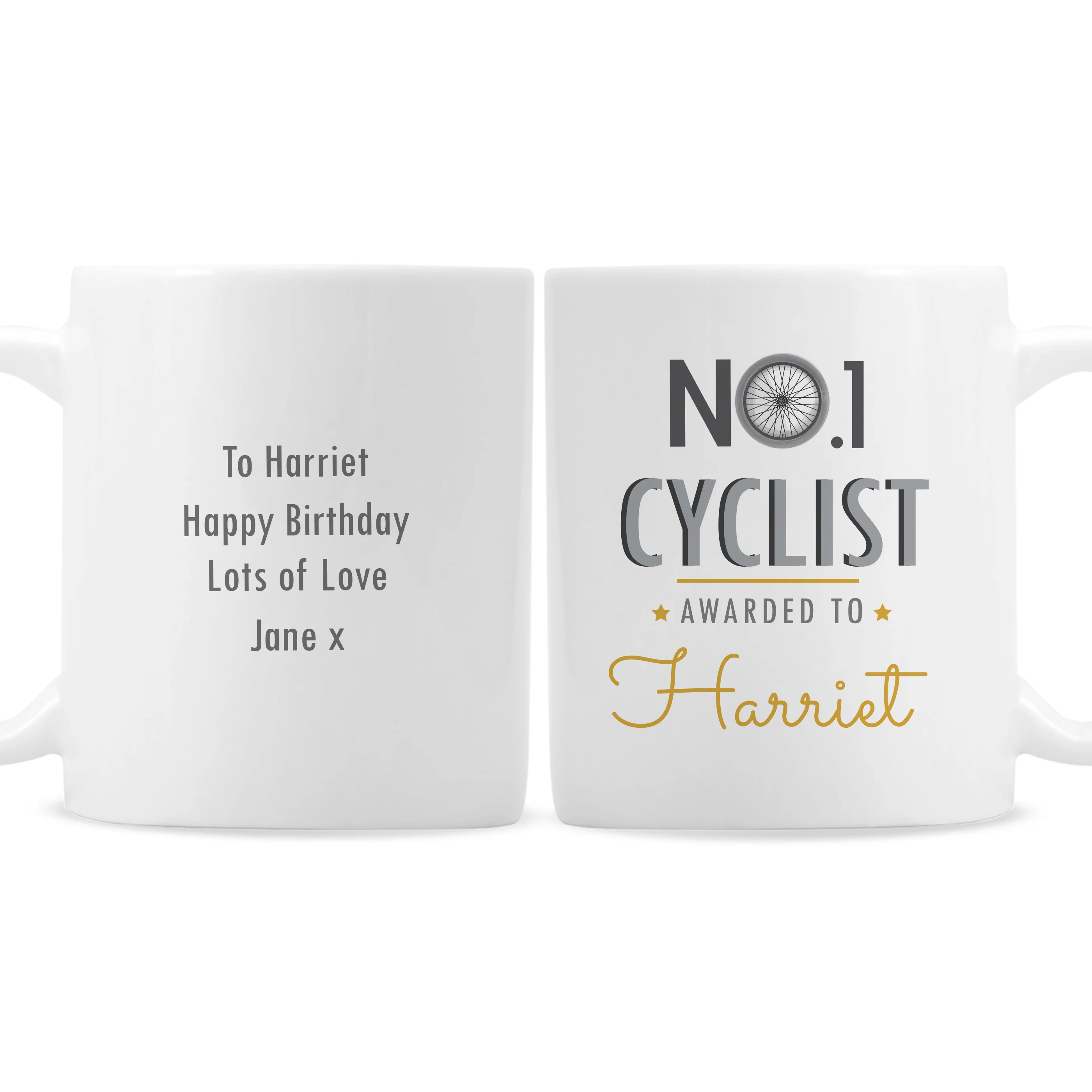 Personalised No.1 Cyclist Mug - Image 2