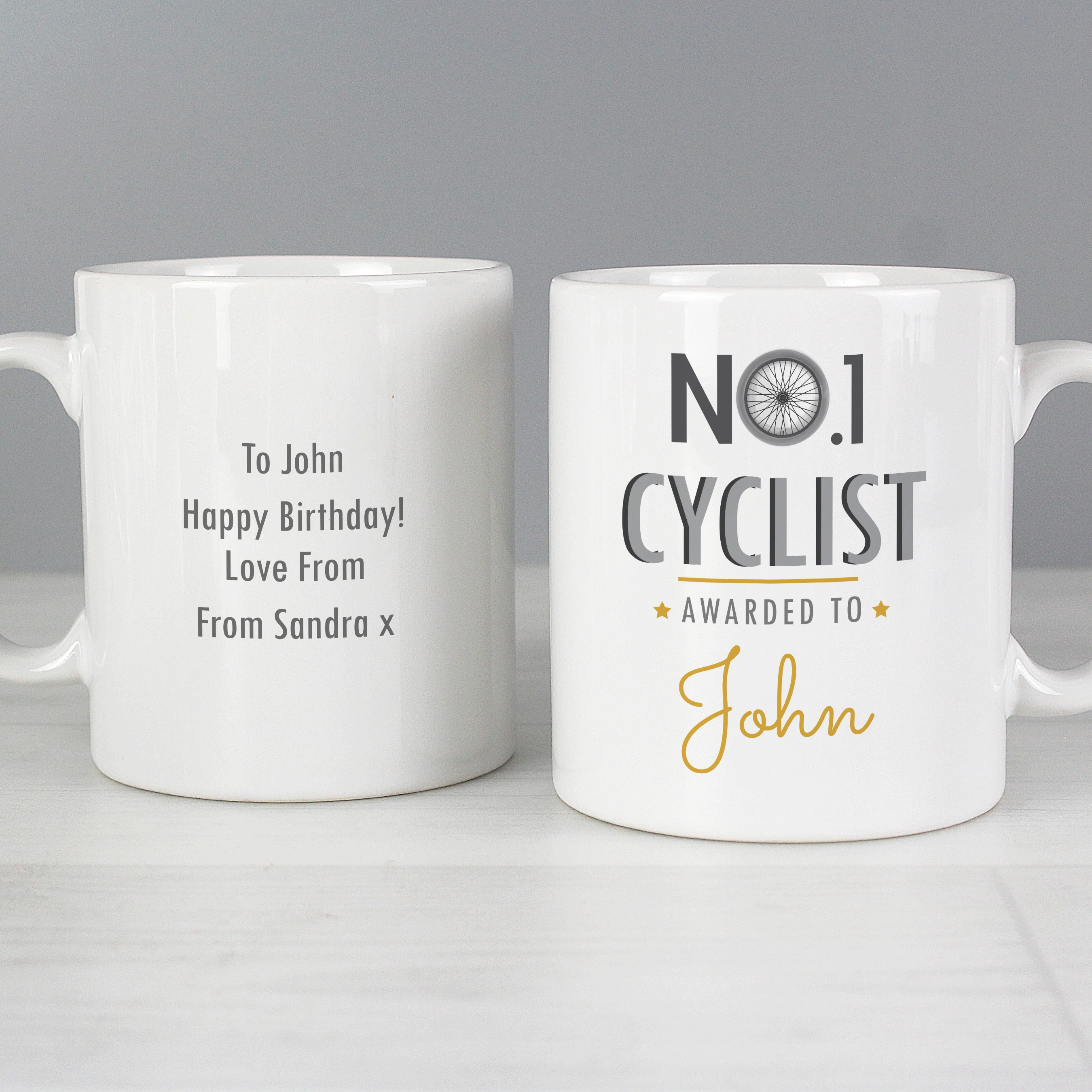 Personalised No.1 Cyclist Mug - Image 4