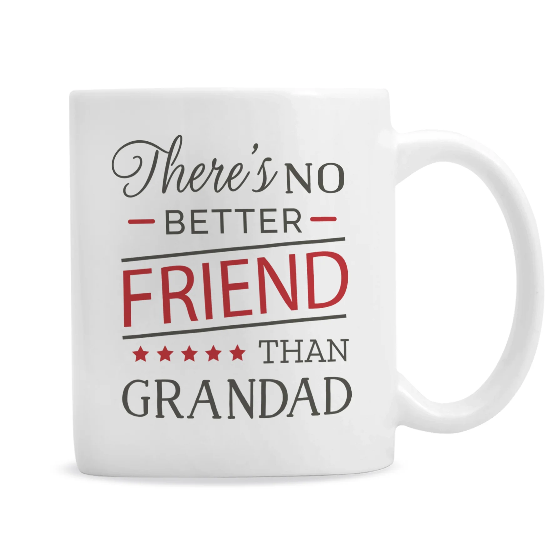 Personalised 'No Better Friend Than Grandad' Mug - Image 4