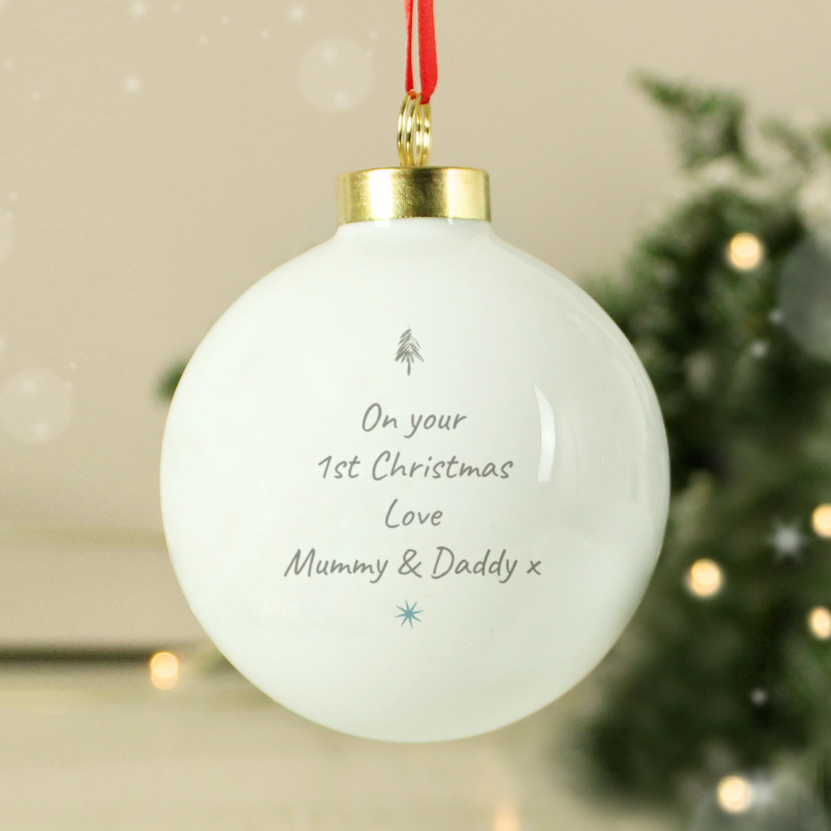 Personalised Pebbles the Penguin Bauble - Image 2