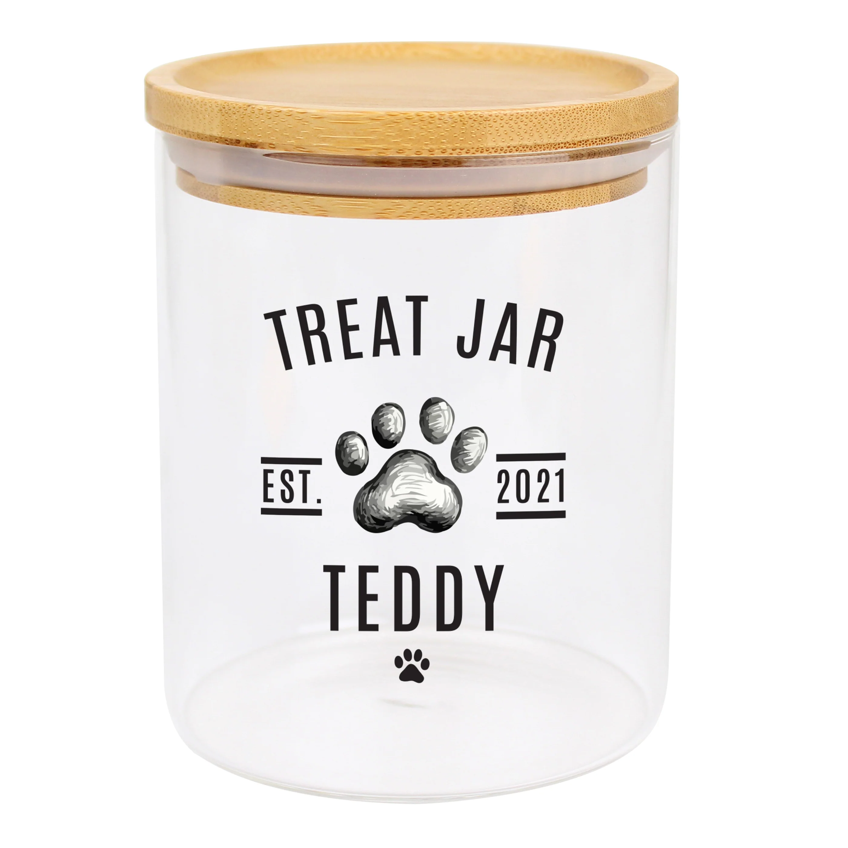 Personalised Pet Treats Glass Jar - Image 2