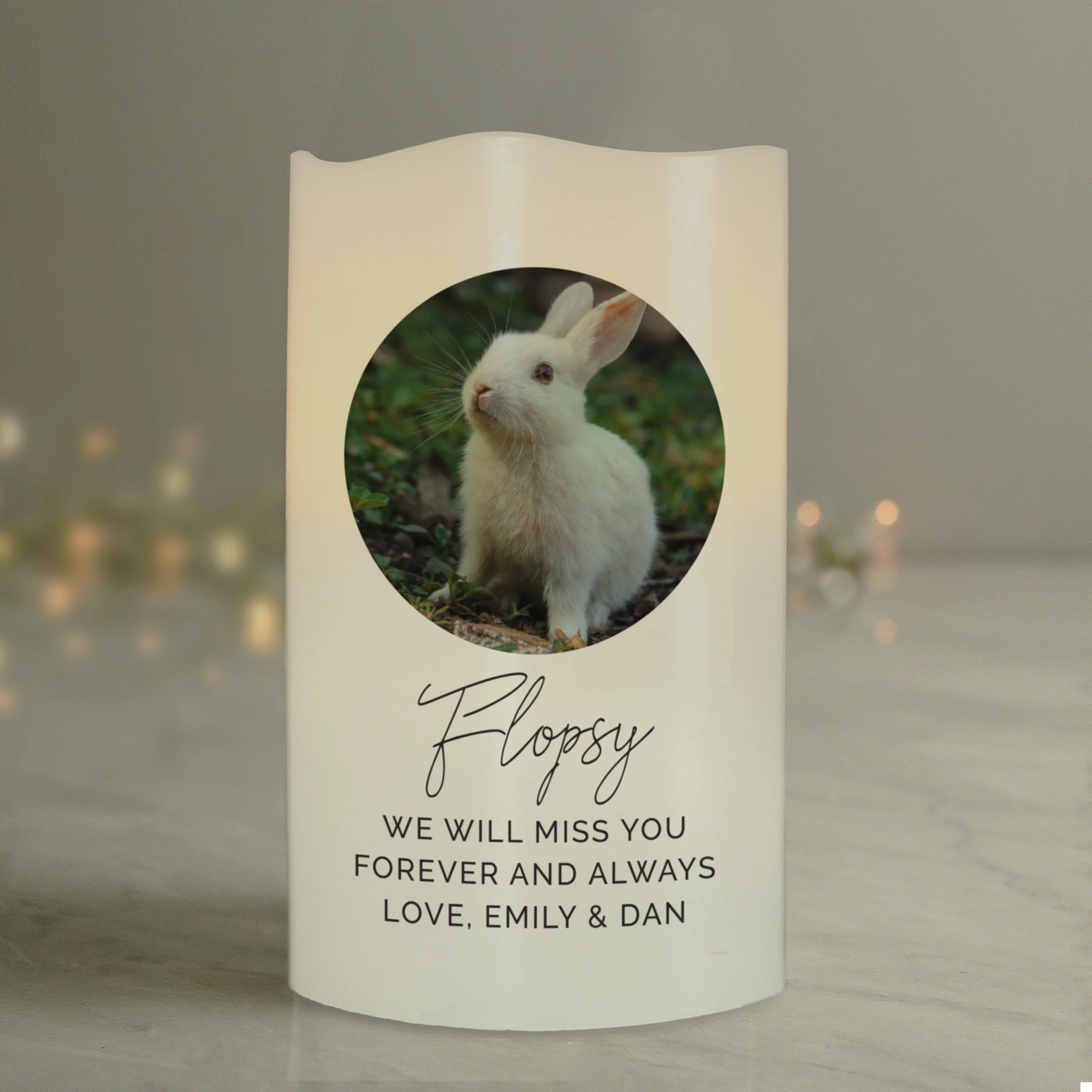 Personalised Photo Upload LED Candle - Image 11