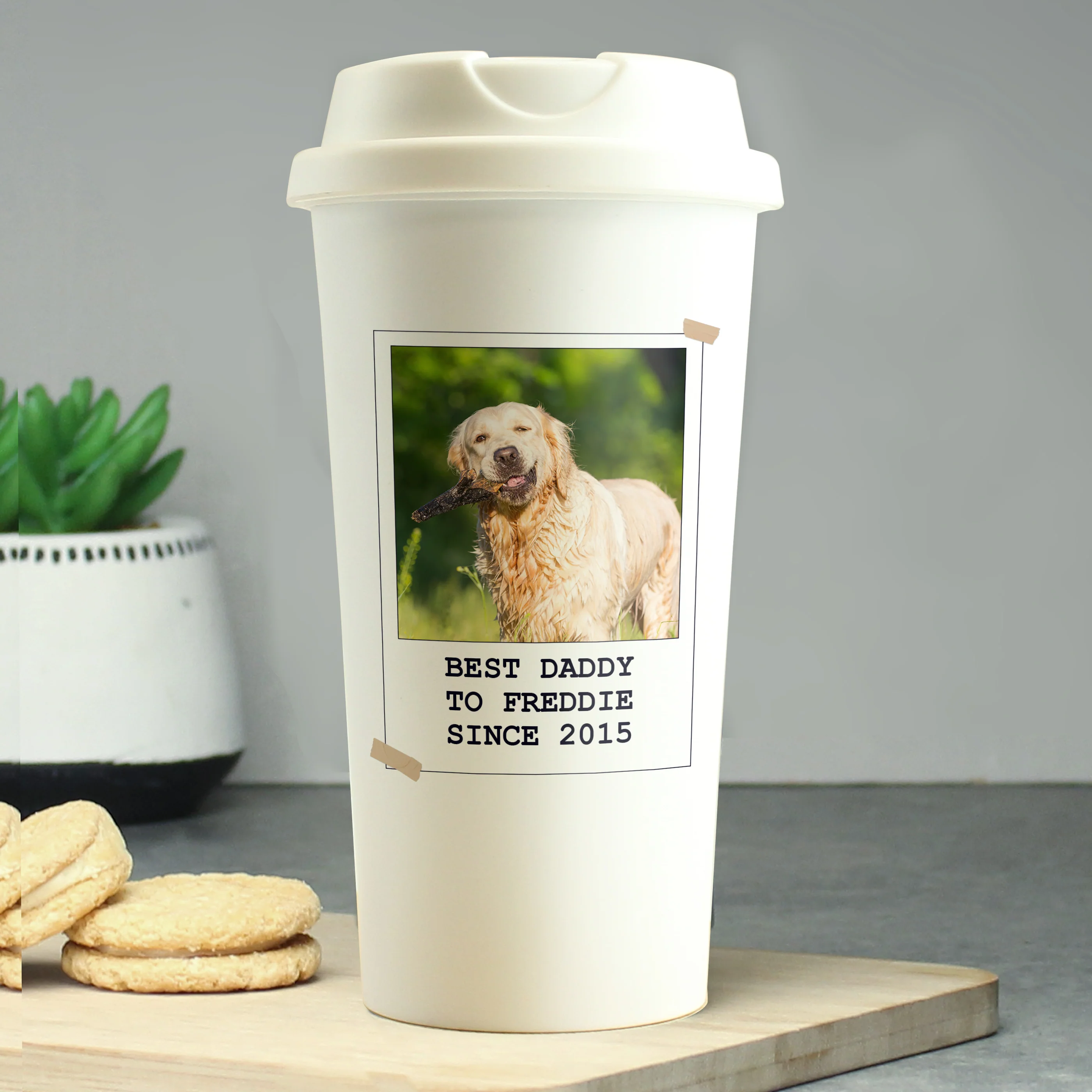 Personalised Photo Upload Travel Mug - Image 7