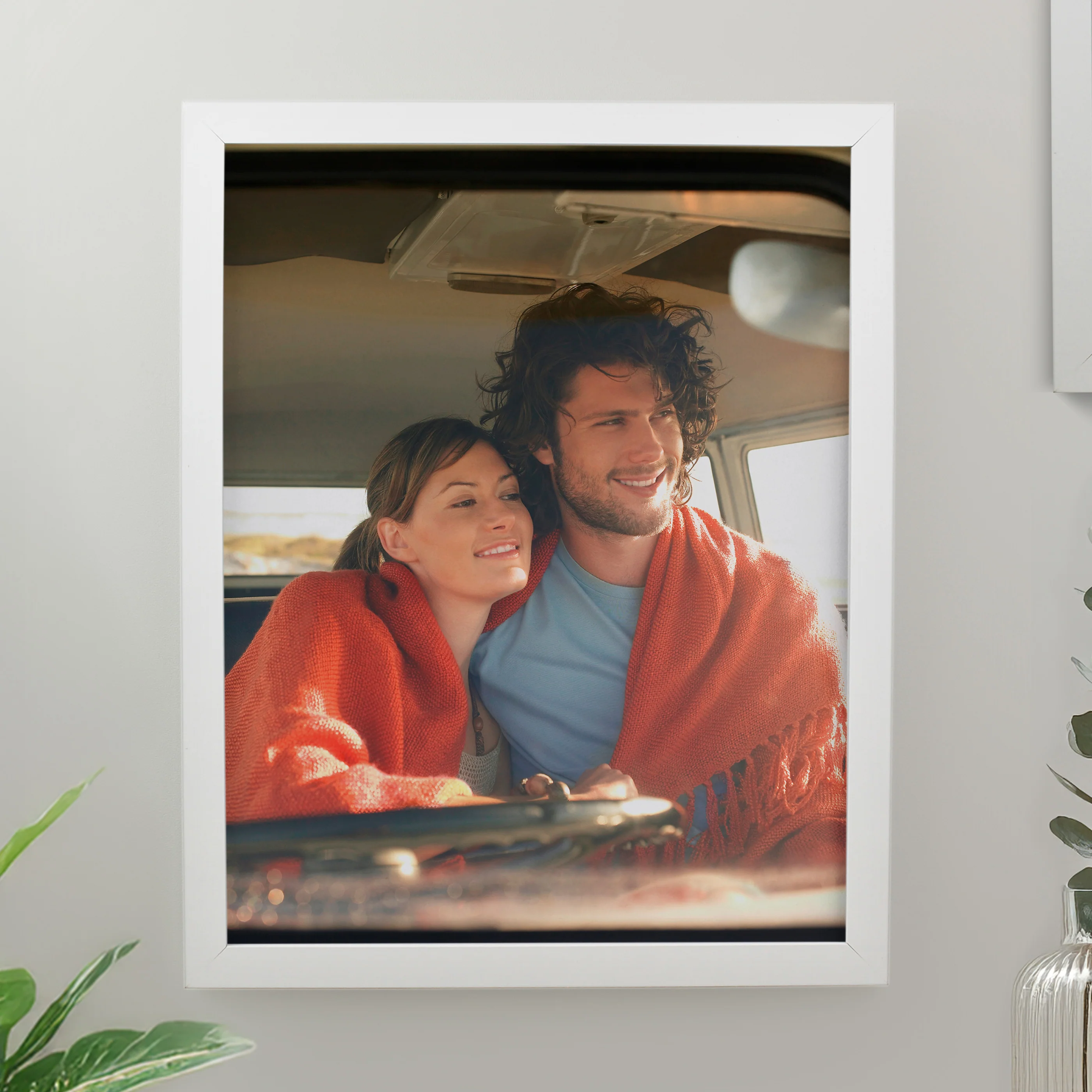 Personalised Photo Upload White Poster Frame - Image 3