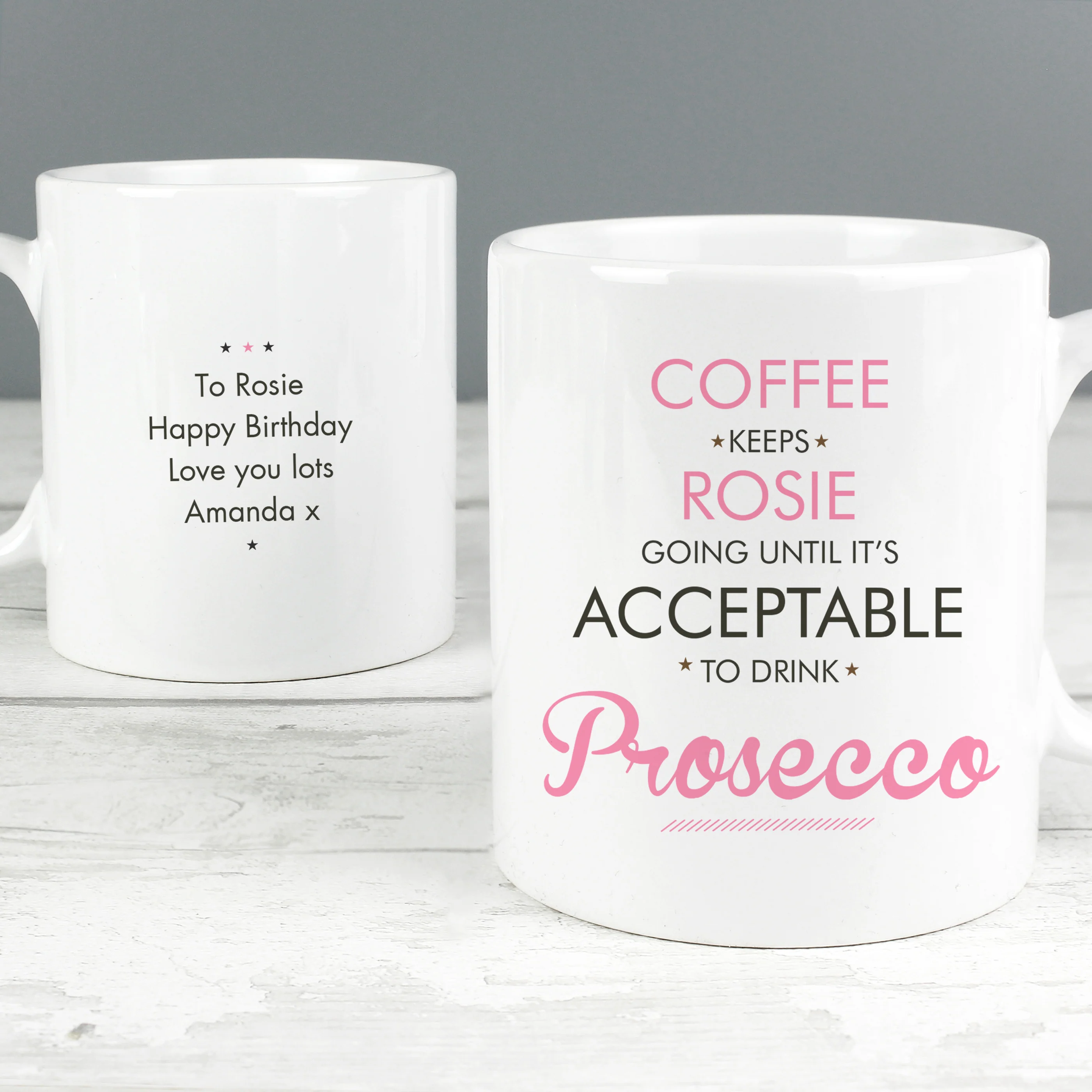 Personalised Pink Acceptable to Drink Mug - Image 7
