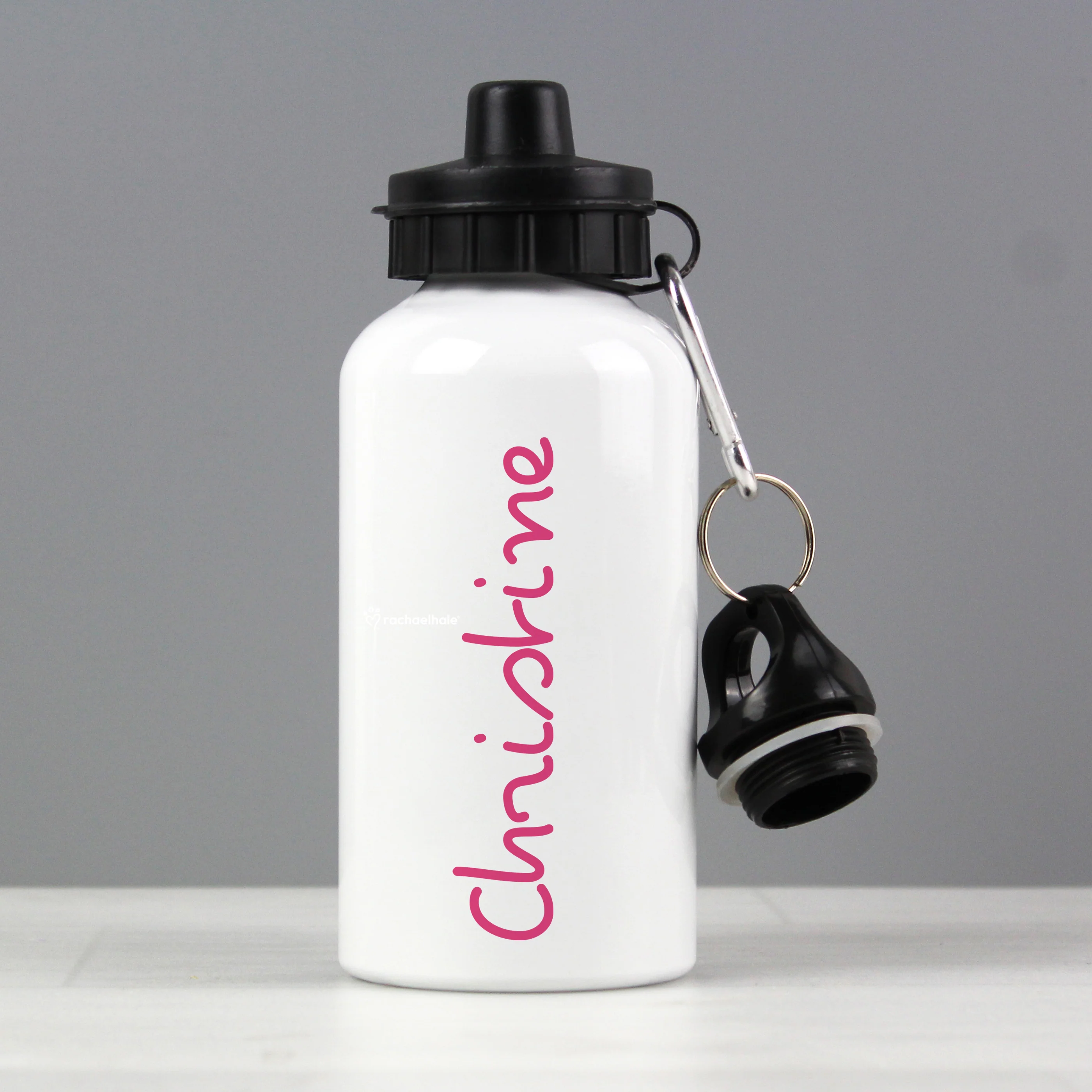 Personalised Pink Name Drinks Bottle - Image 3