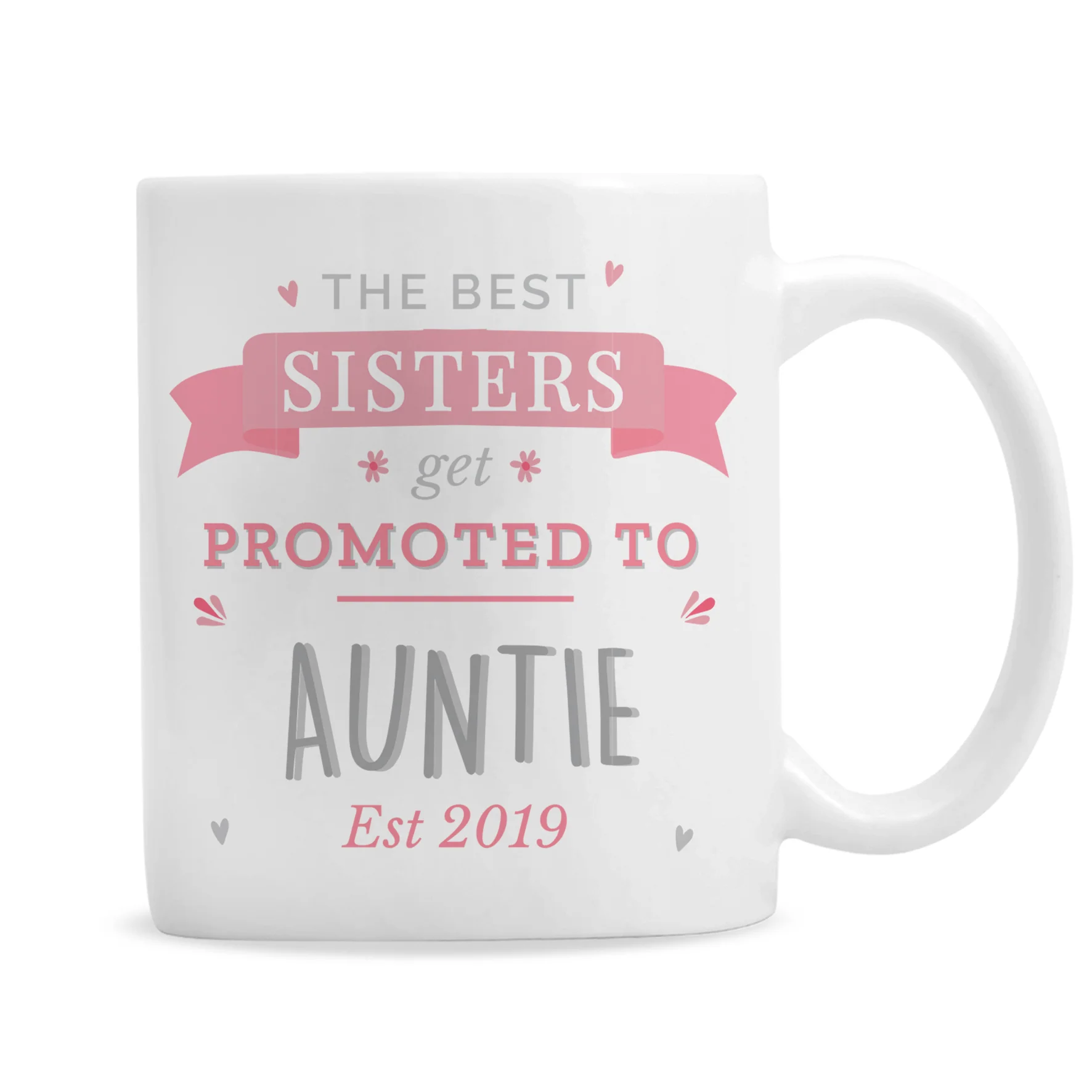Personalised Pink Promoted To Mug - Image 6