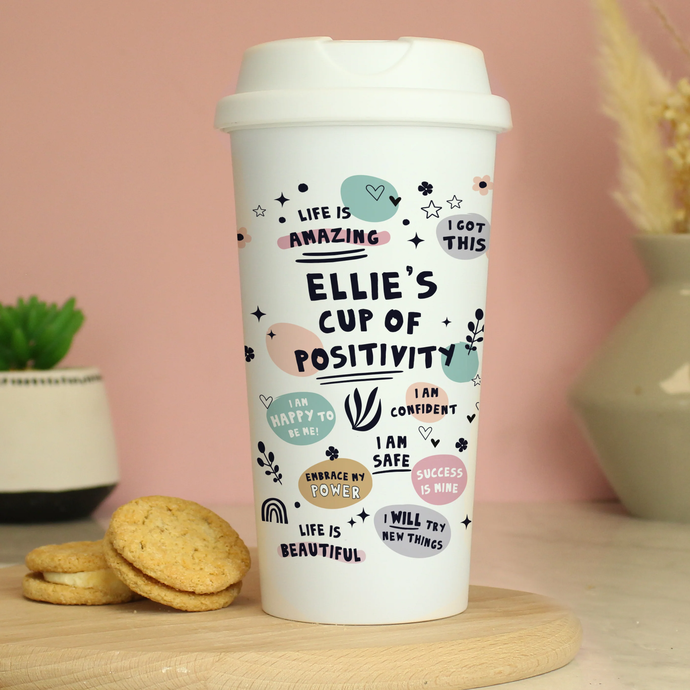 Personalised Positive Affirmations Travel Mug - Image 2