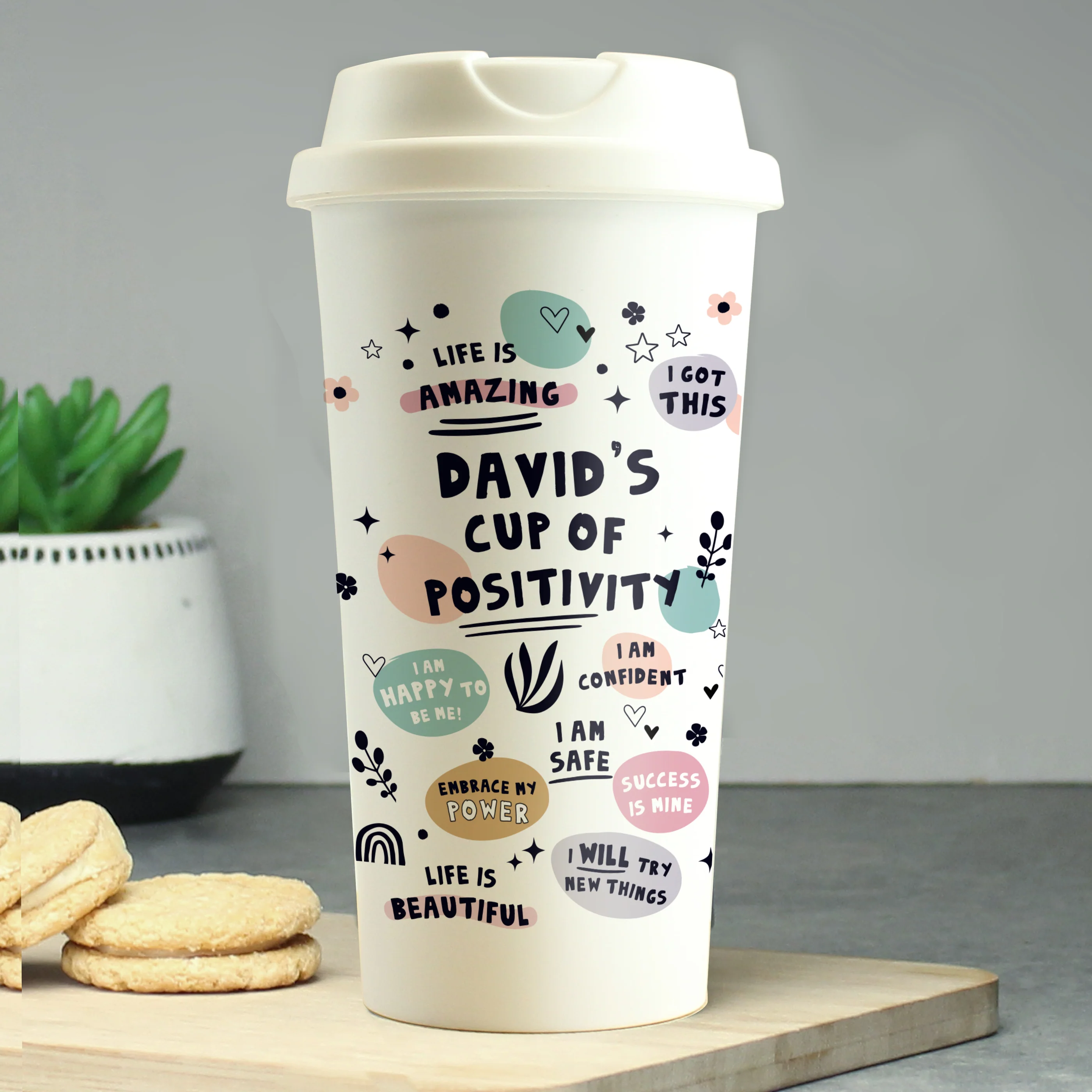 Personalised Positive Affirmations Travel Mug - Image 3