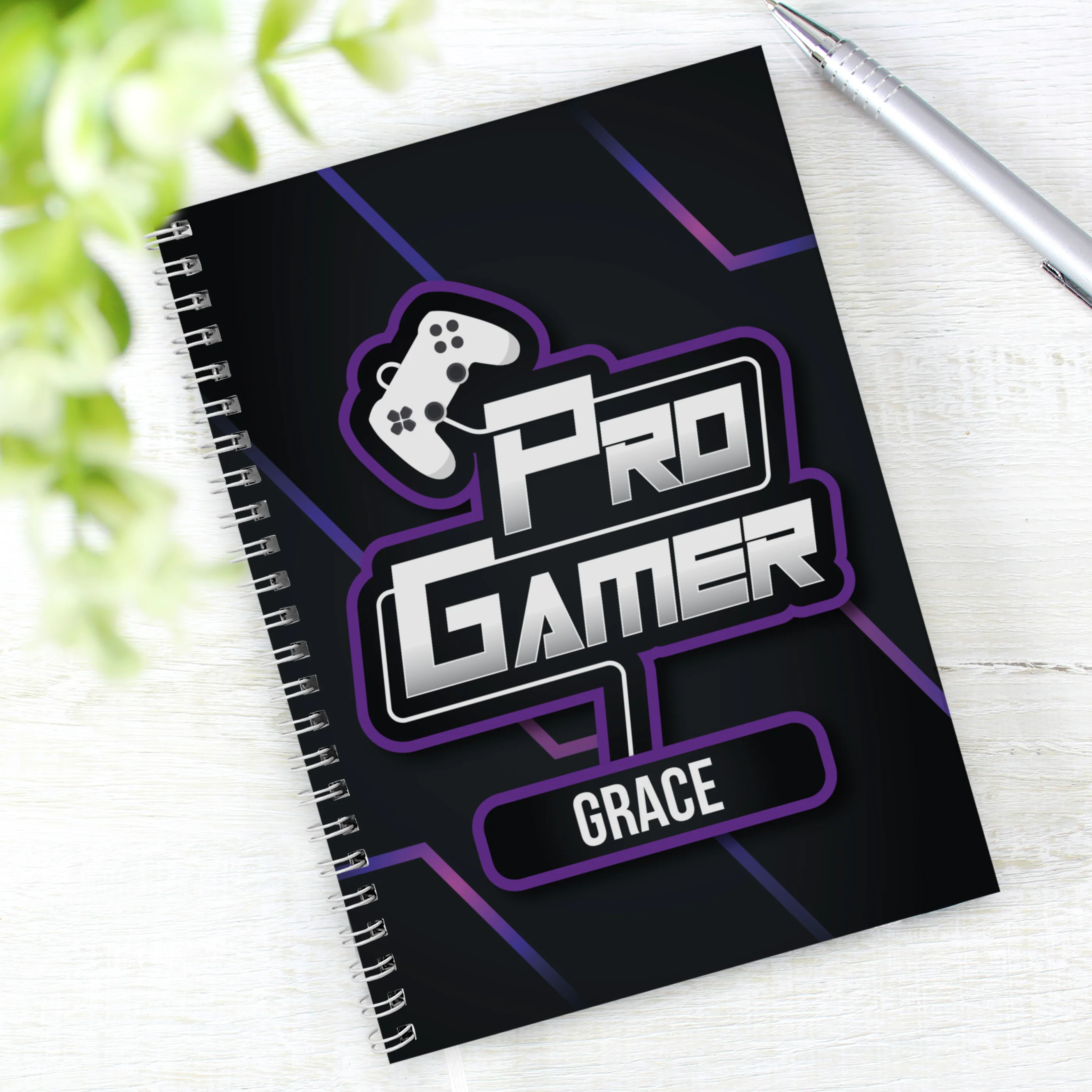 Personalised Pro Gamer A5 Notebook - Image 3
