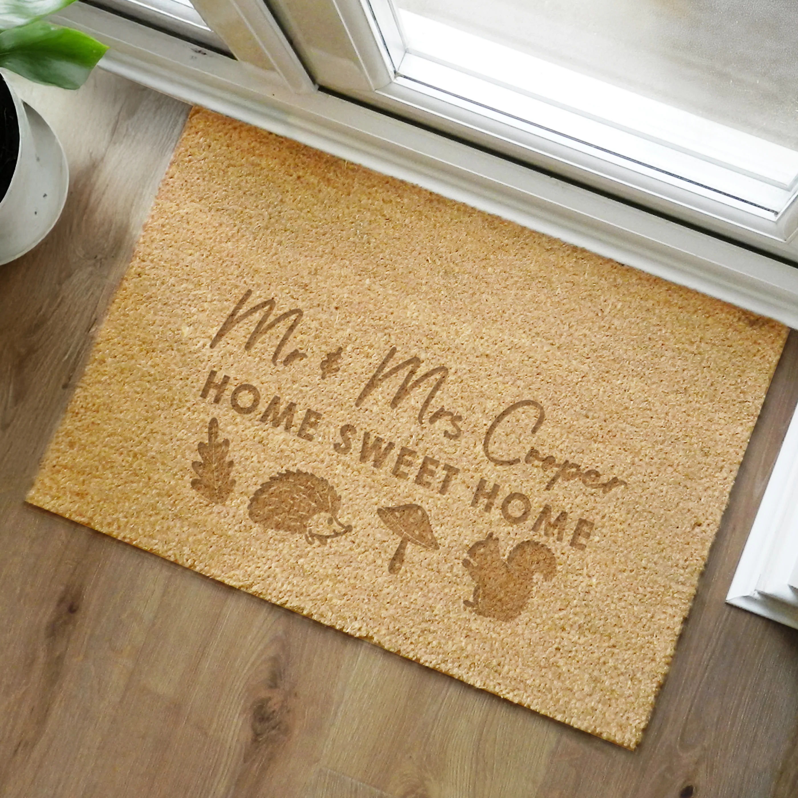 Personalised Pumpkin Rectangle Doormat - Image 3