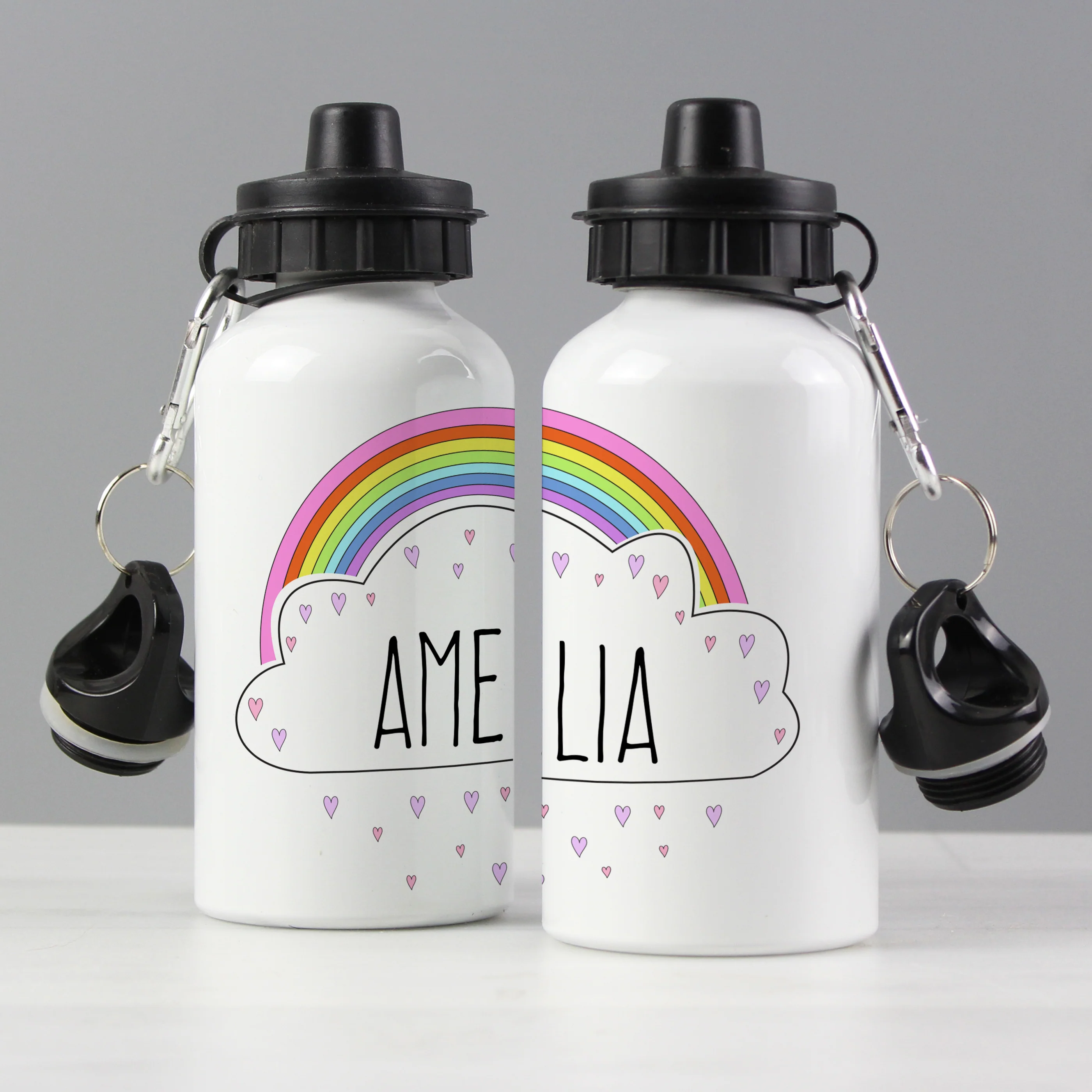 Personalised Rainbow Drinks Bottle - Image 3
