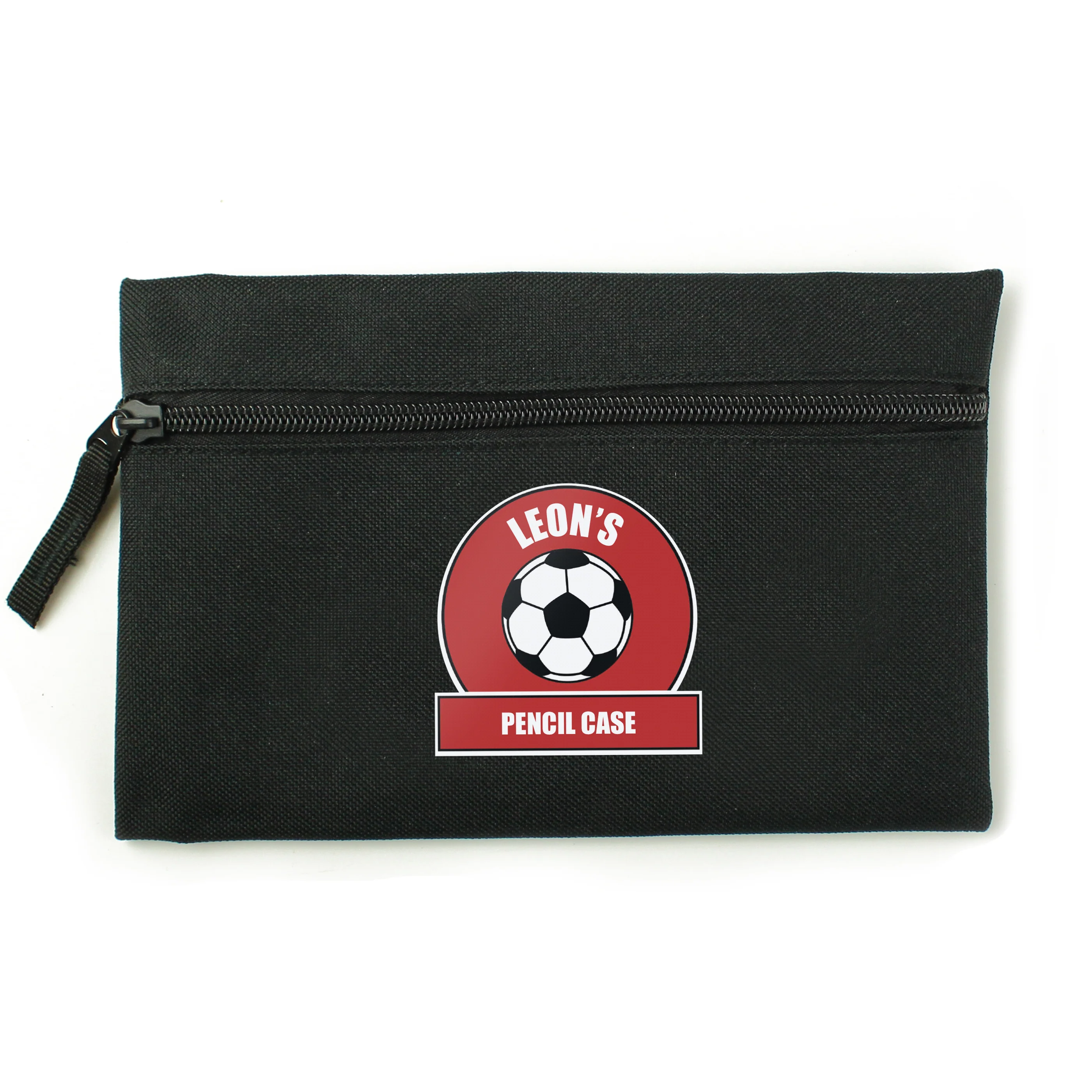 Personalised Red Football Fan Pencil Case - Image 5