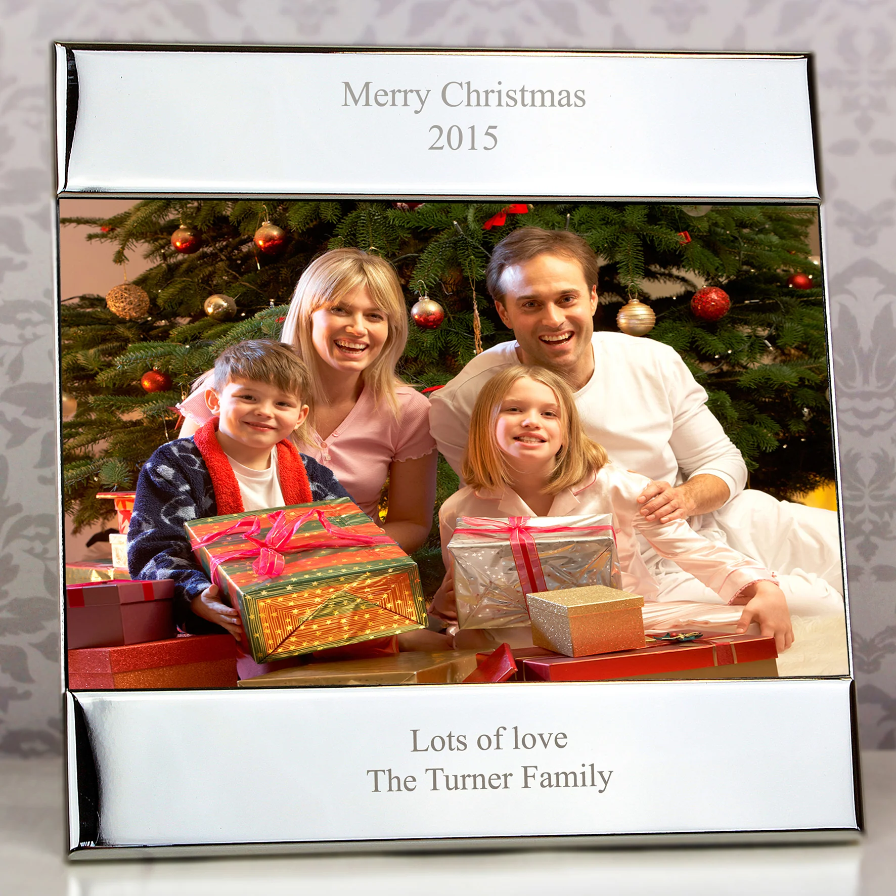 Personalised Silver 6x4 Photo Frame - Image 6