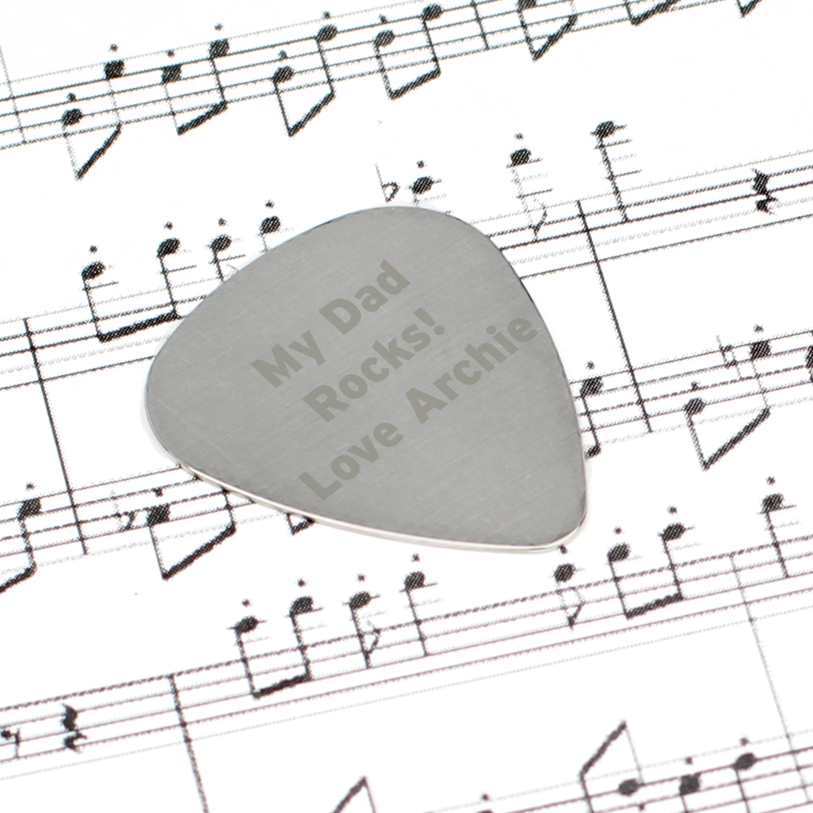 Personalised Silver Plectrum - Image 4