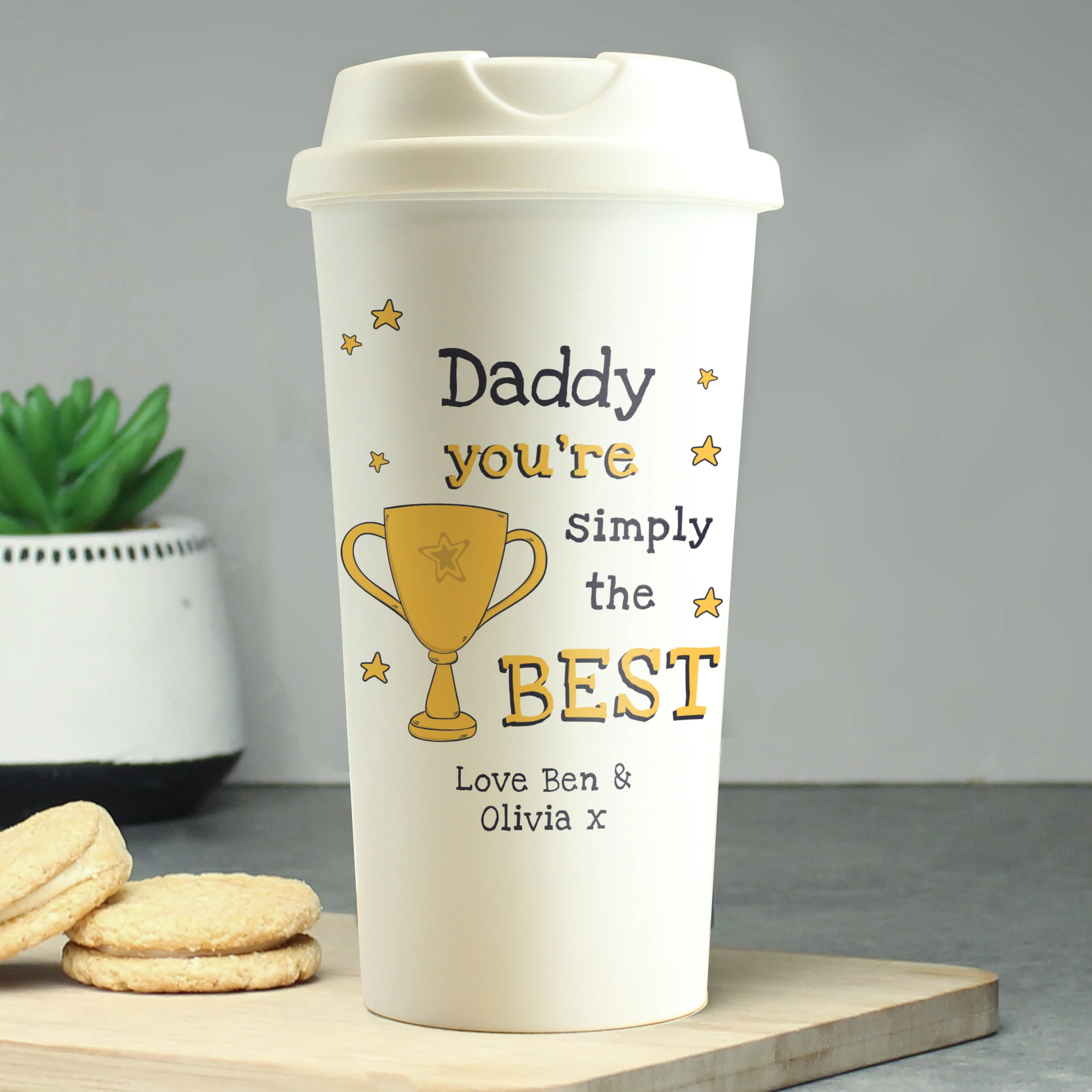 Personalised Simply The Best Travel Mug - Image 2