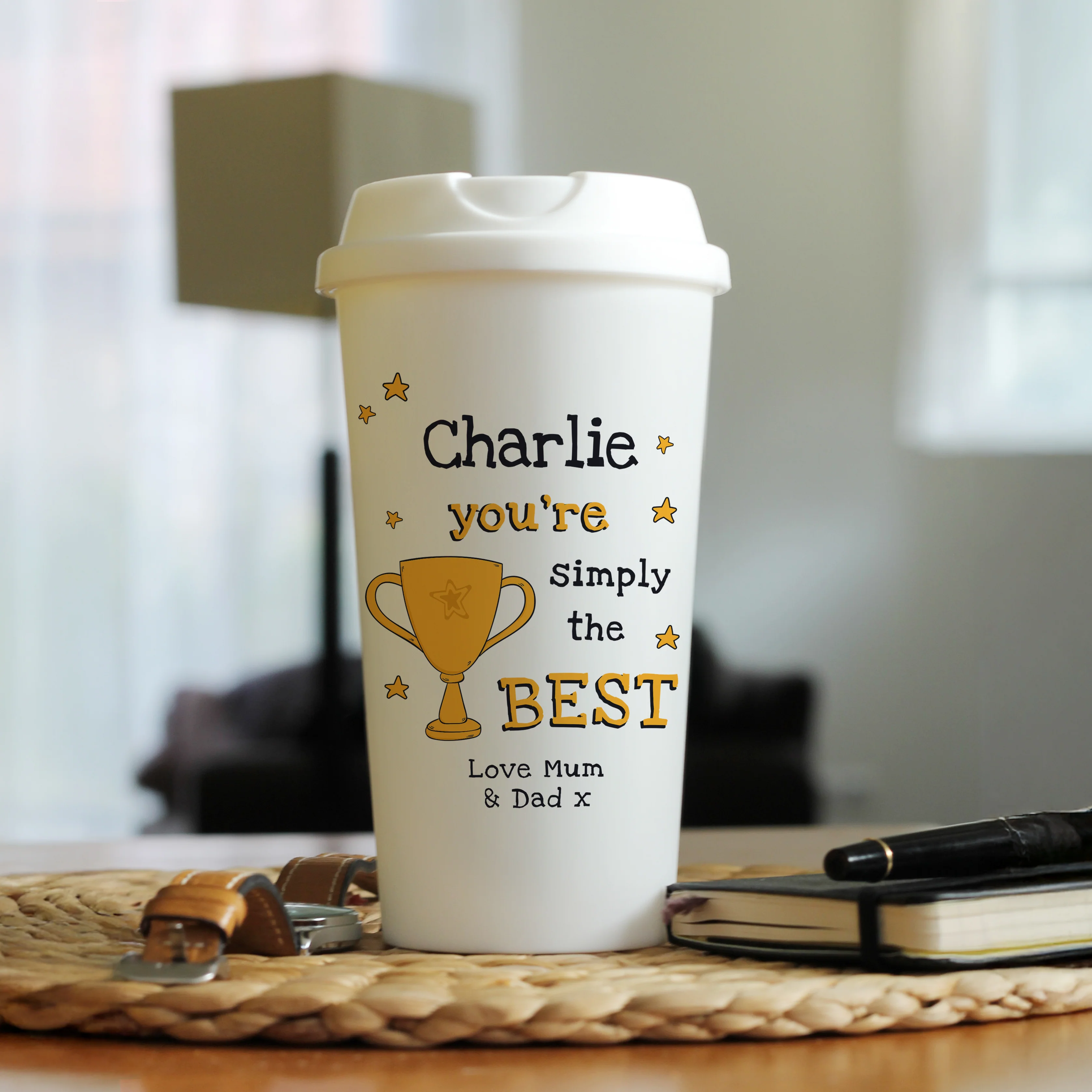 Personalised Simply The Best Travel Mug - Image 3