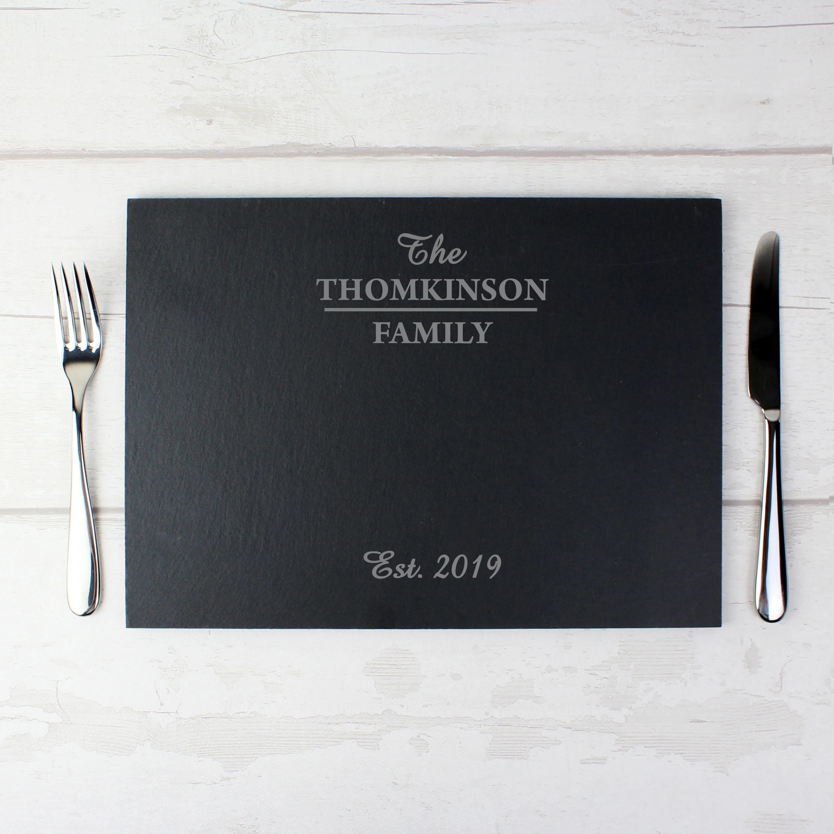 Personalised Slate Rectangle Placemat - Image 3