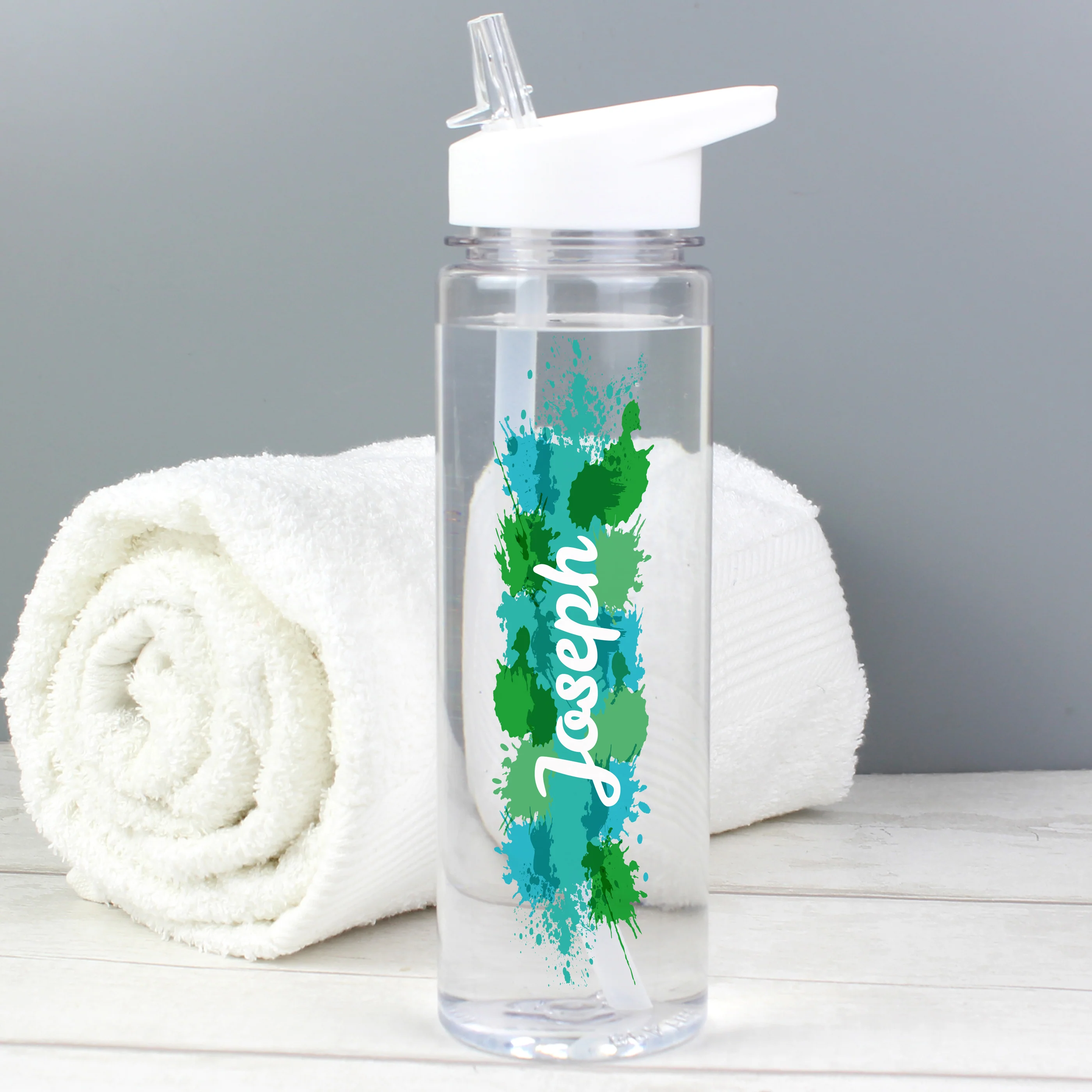 Personalised Splash Name Only Water Bottle - Image 3