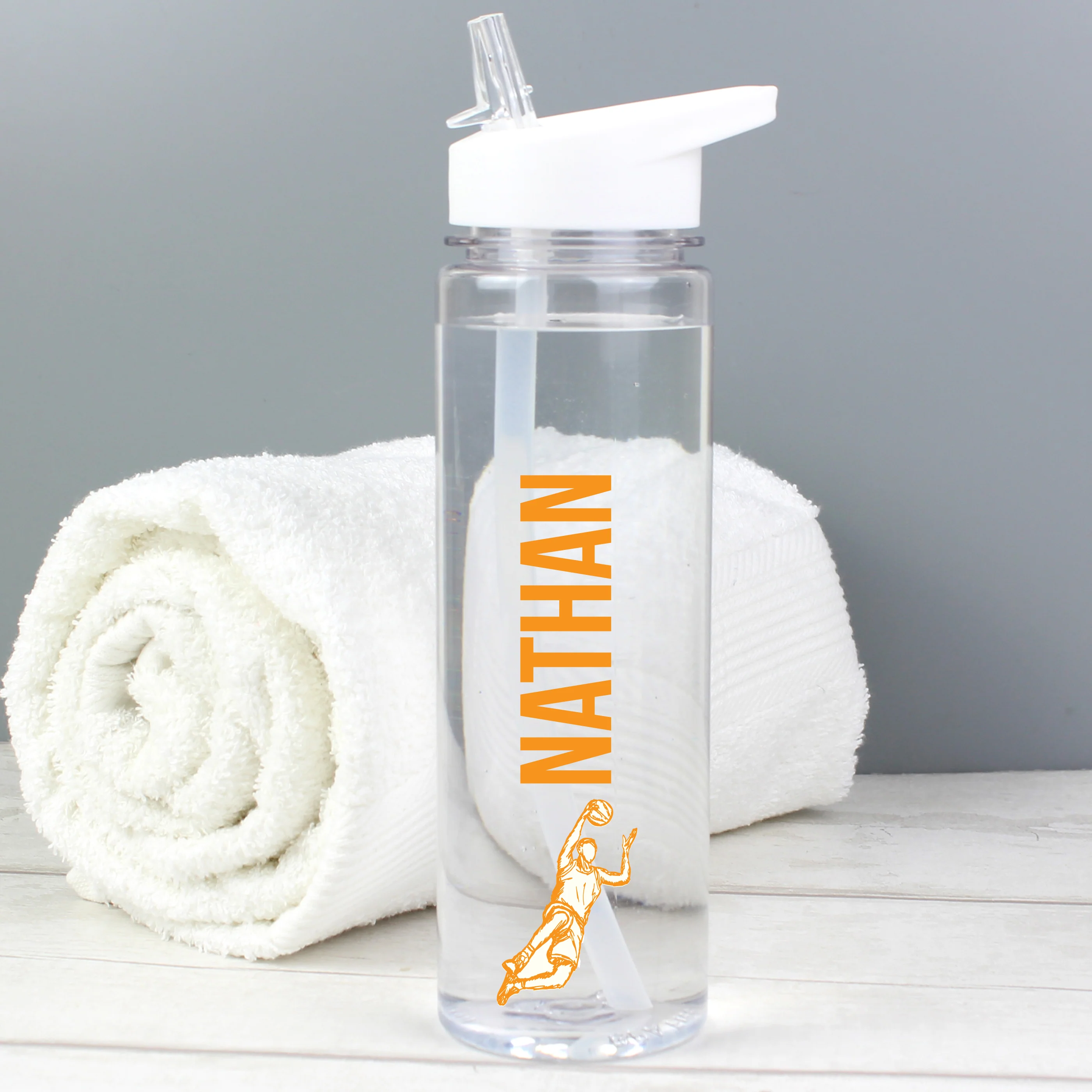 Personalised Sports Name Only Water Bottle - Image 3