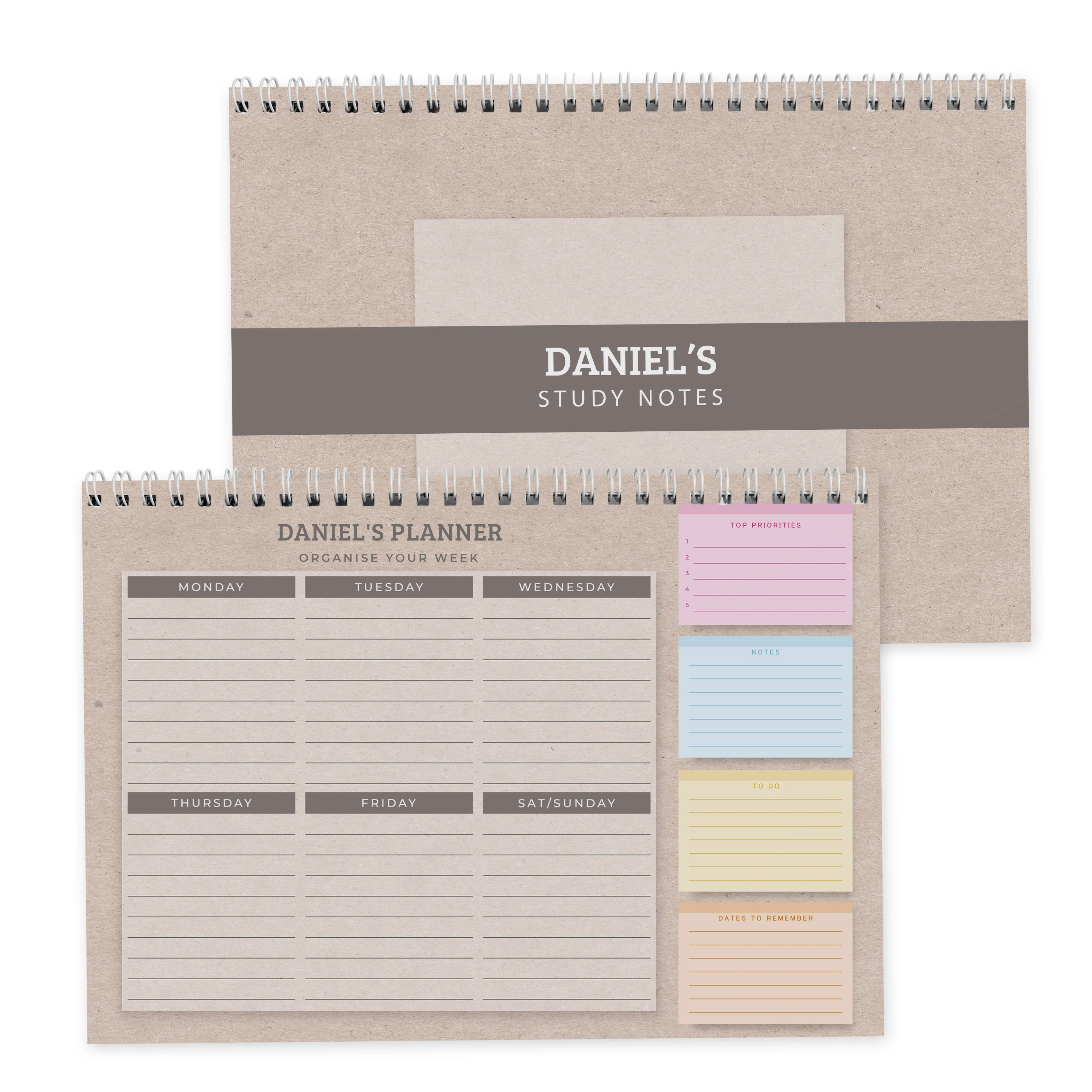 Personalised Study A4 Desk Planner - Image 5
