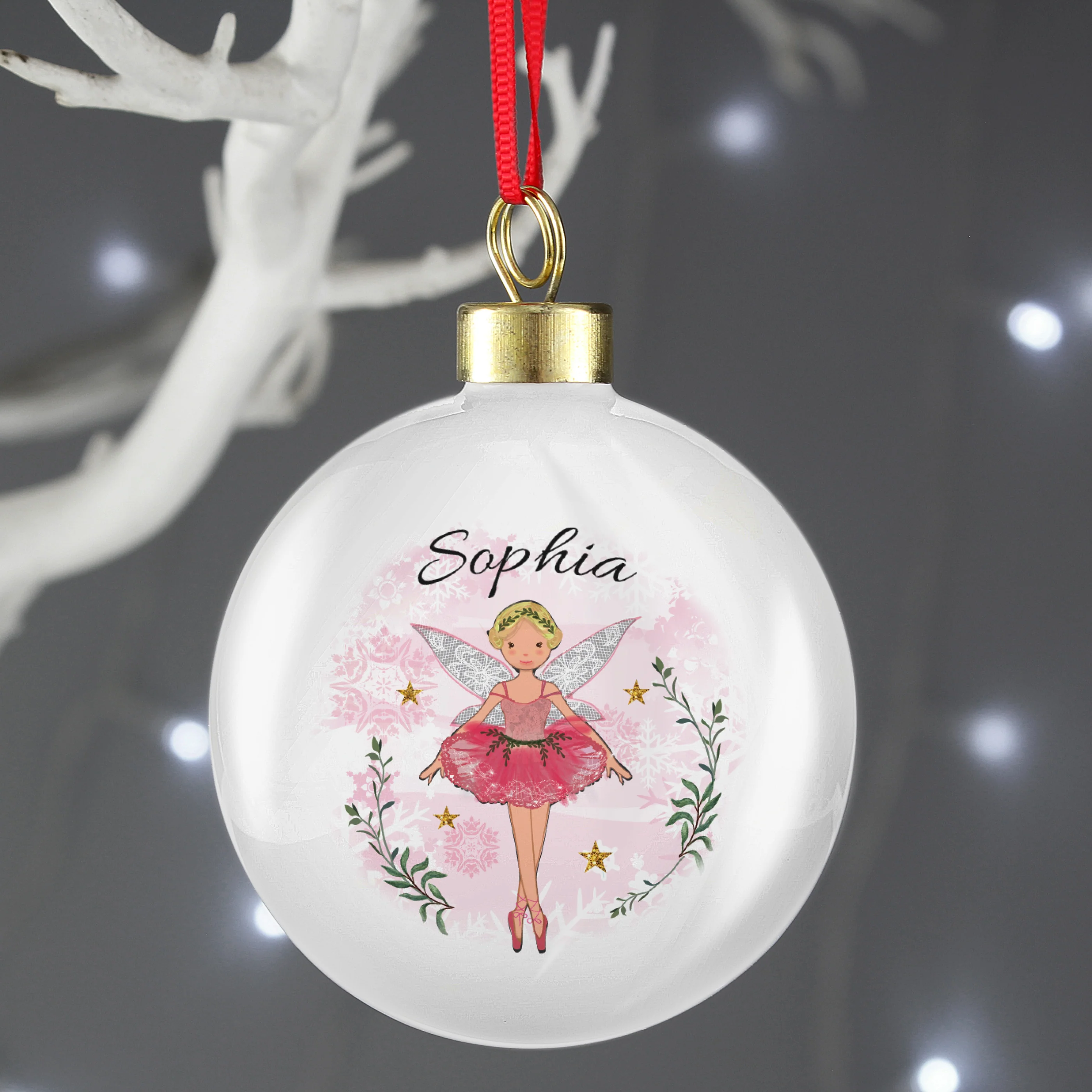 Personalised Sugar Plum Fairy Bauble - Image 4